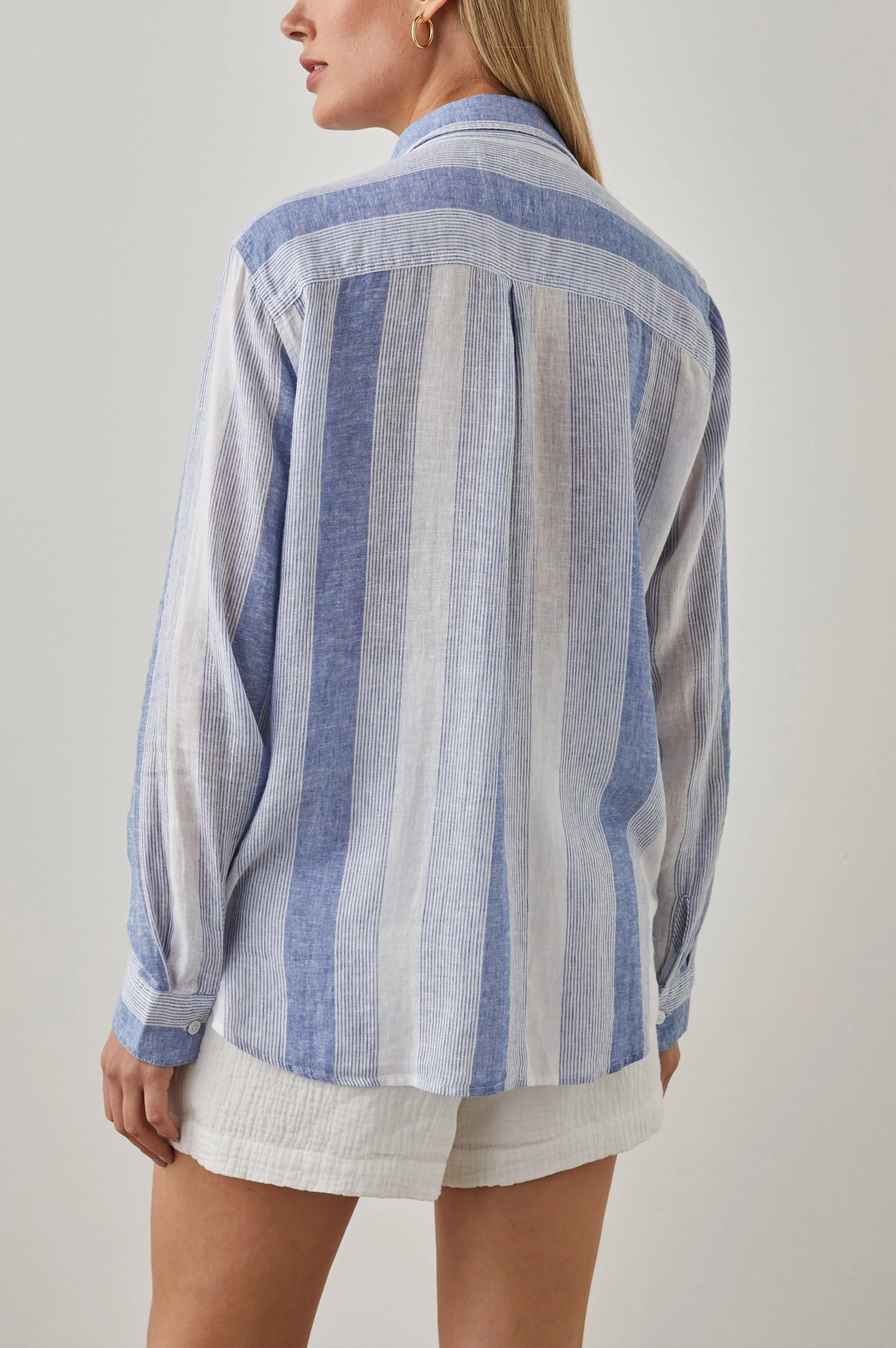CHARLI SHIRT - NEVIS STRIPE sold by Rails product image thumbnail 5