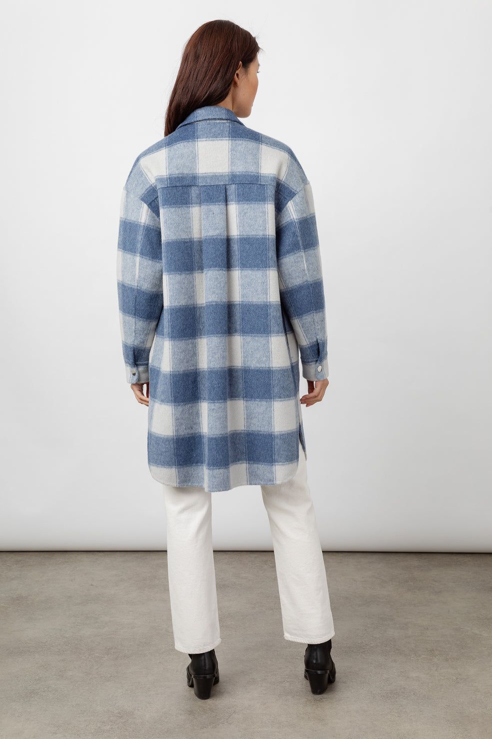 JARO COAT - BLUE BUFFALO CHECK sold by Rails product image thumbnail 6