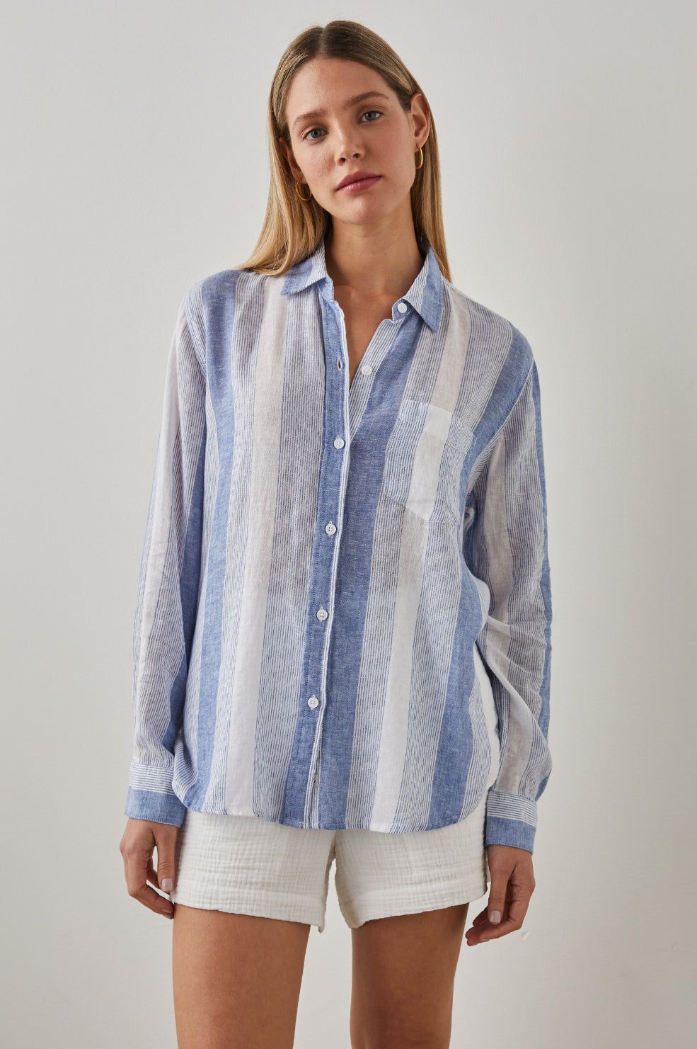 CHARLI SHIRT - NEVIS STRIPE sold by Rails