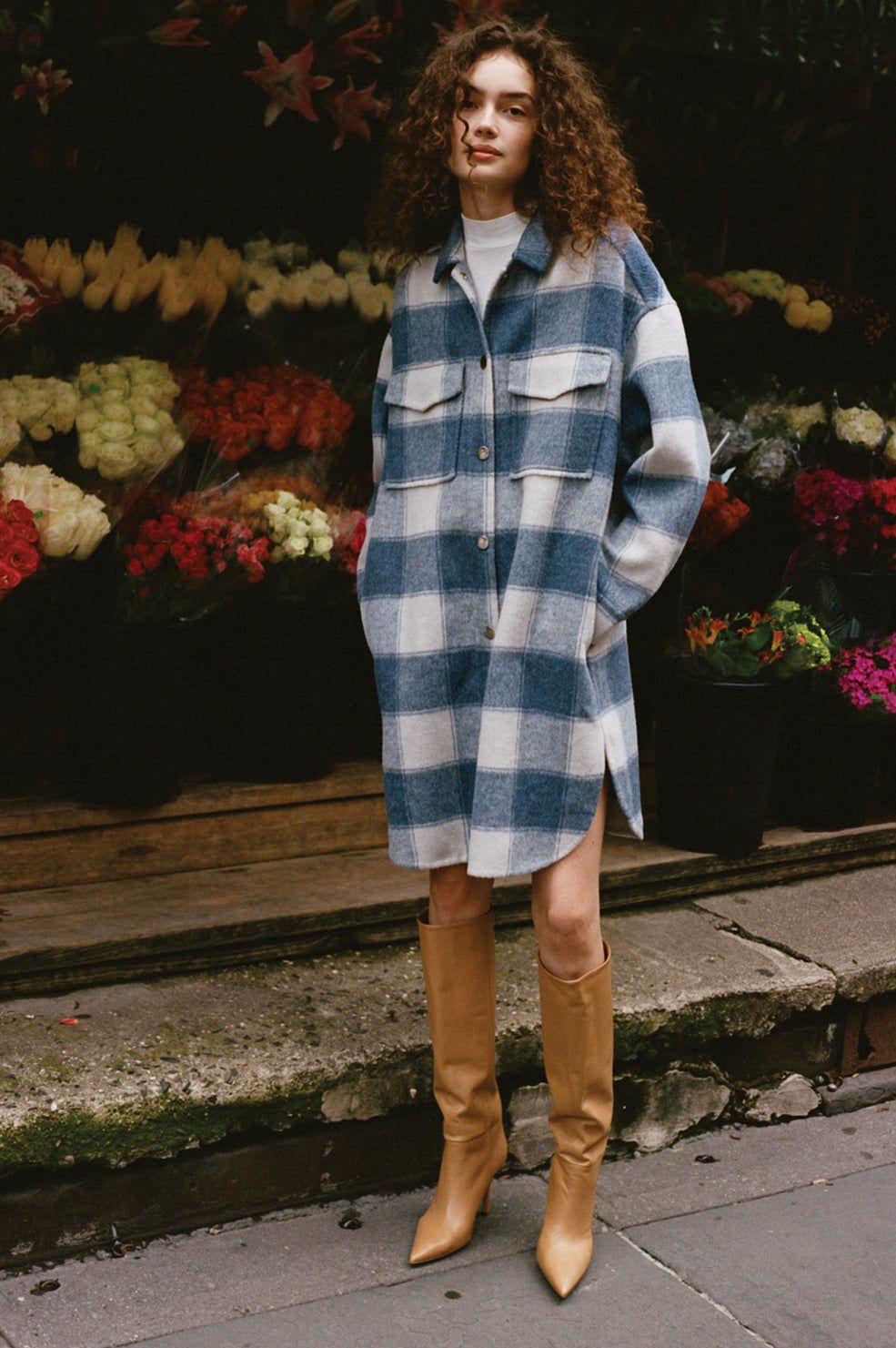 JARO COAT - BLUE BUFFALO CHECK sold by Rails product image thumbnail 2