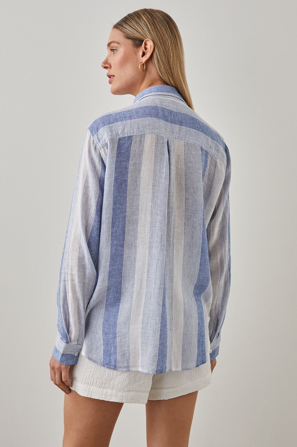 CHARLI SHIRT - NEVIS STRIPE sold by Rails product image thumbnail 5