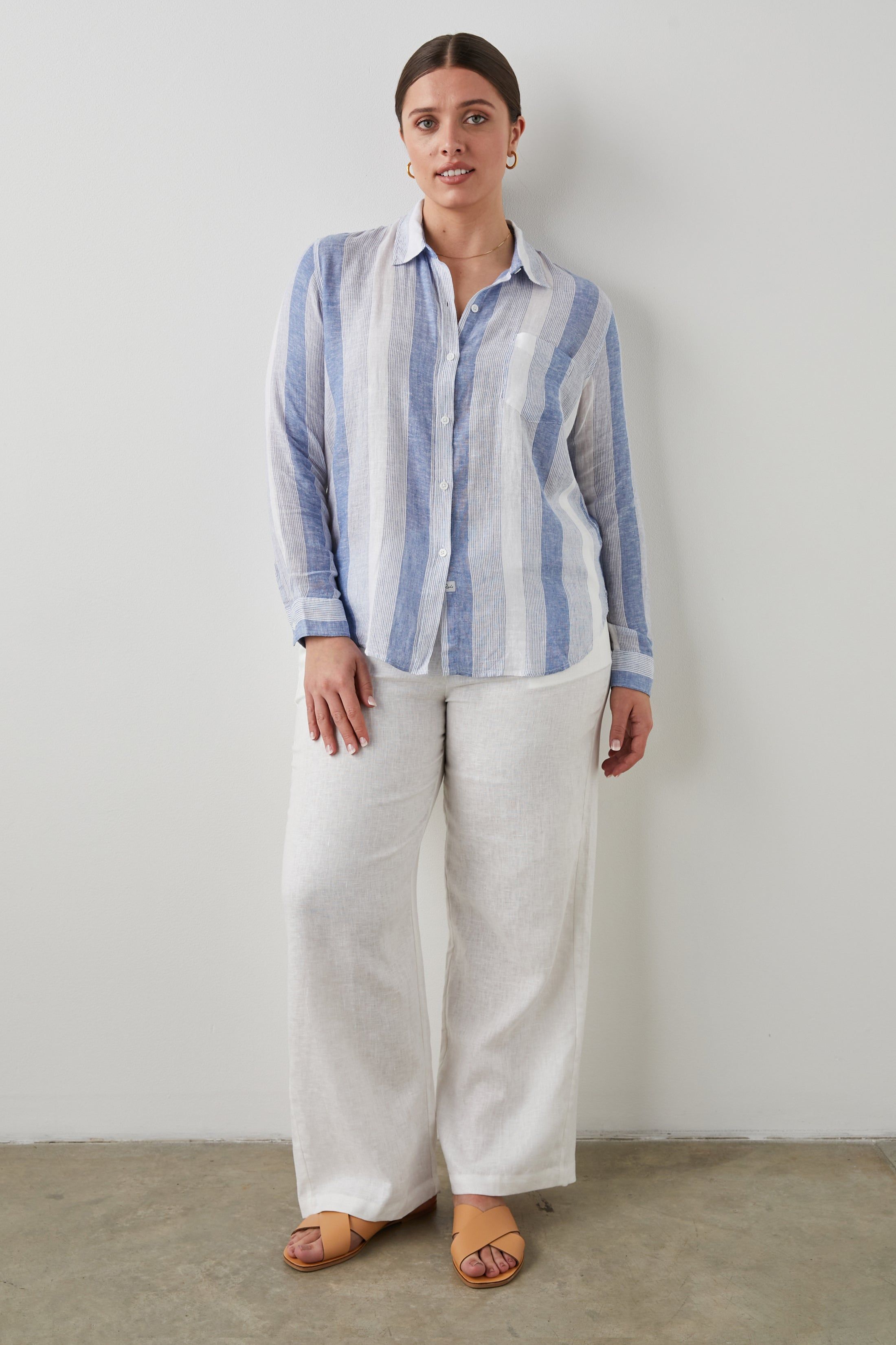 CHARLI SHIRT - NEVIS STRIPE sold by Rails product image thumbnail 8