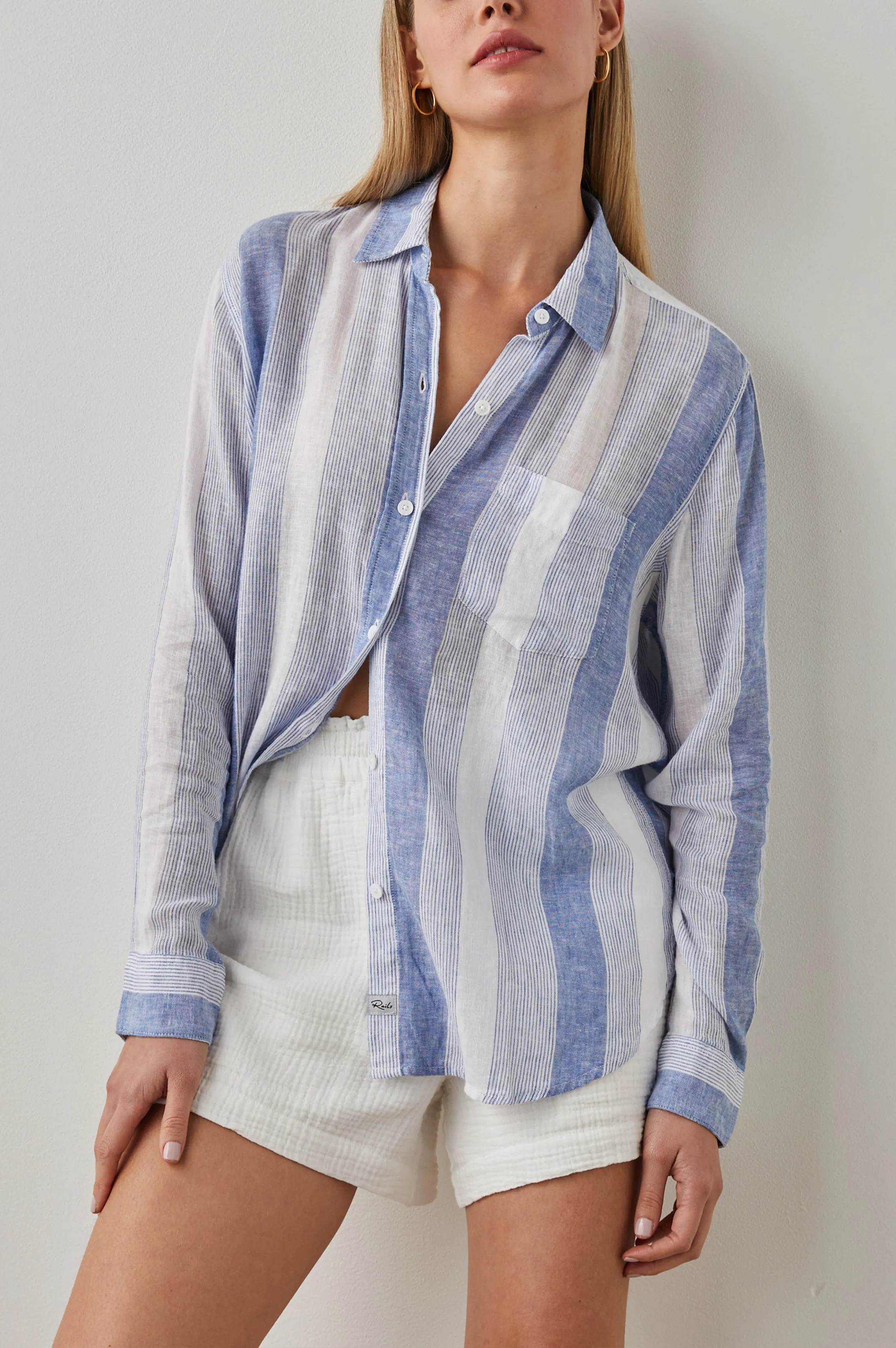 CHARLI SHIRT - NEVIS STRIPE sold by Rails product image thumbnail 2
