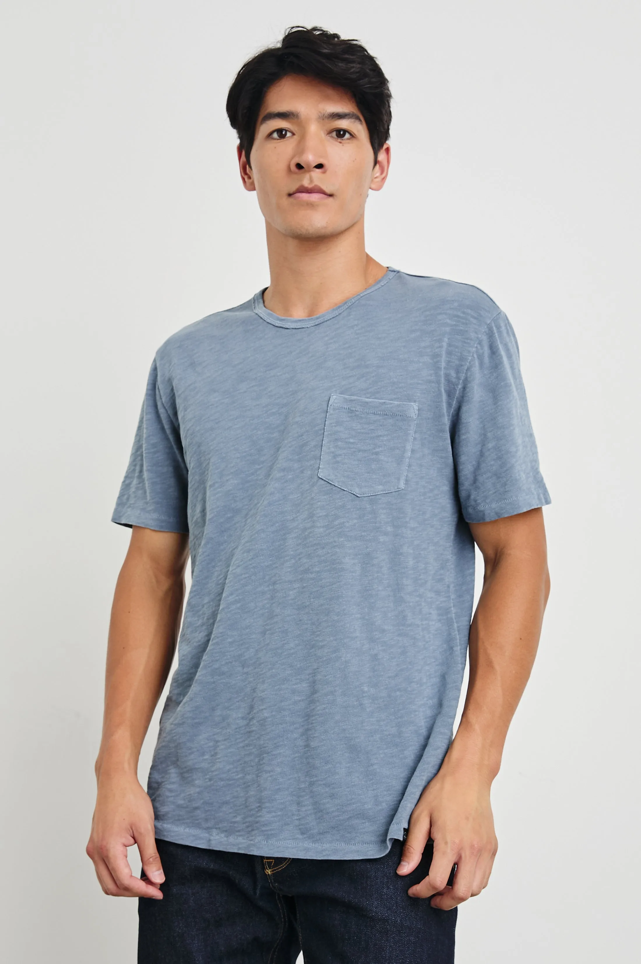 SKIPPER T-SHIRT - STEEL sold by Rails