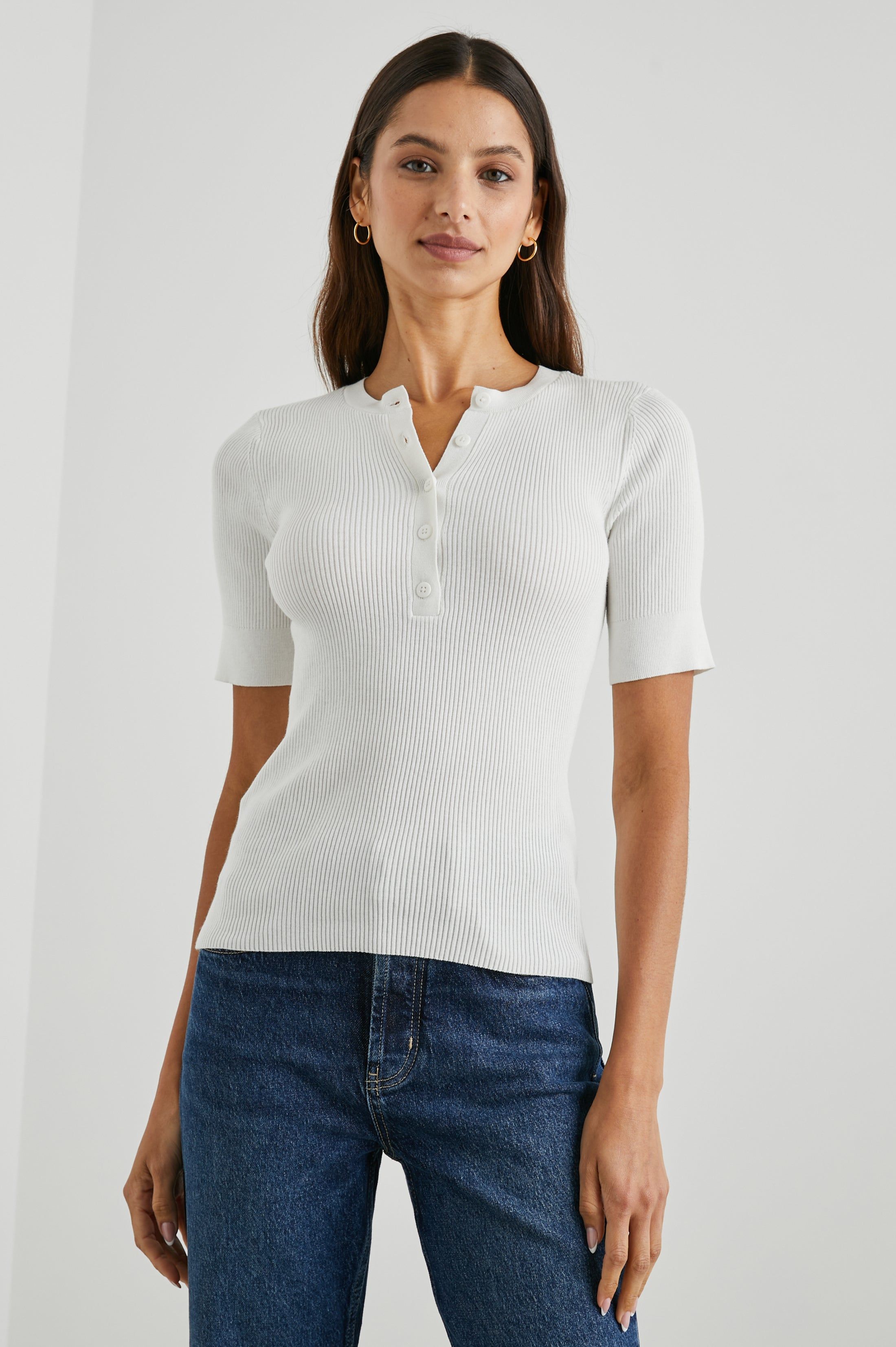 TONI TOP - IVORY sold by Rails product image thumbnail 4
