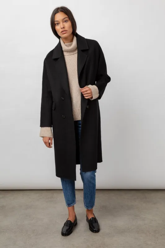 BRISTOL COAT - BLACK sold by Rails