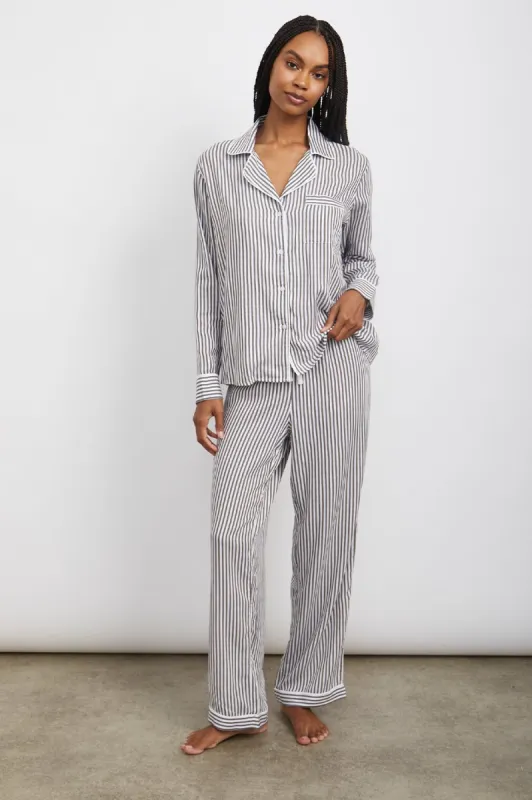 CLARA PAJAMA SET - MUNICH STRIPE sold by Rails