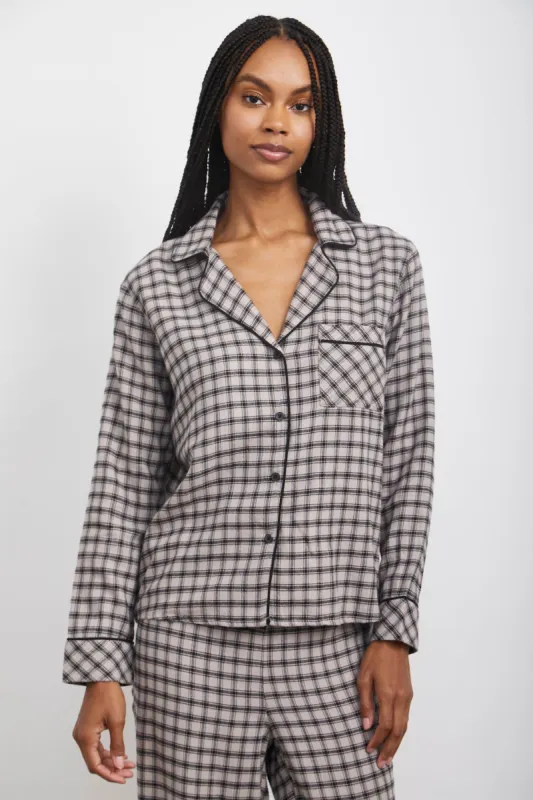 CLARA PAJAMA SET - MALT ONYX sold by Rails