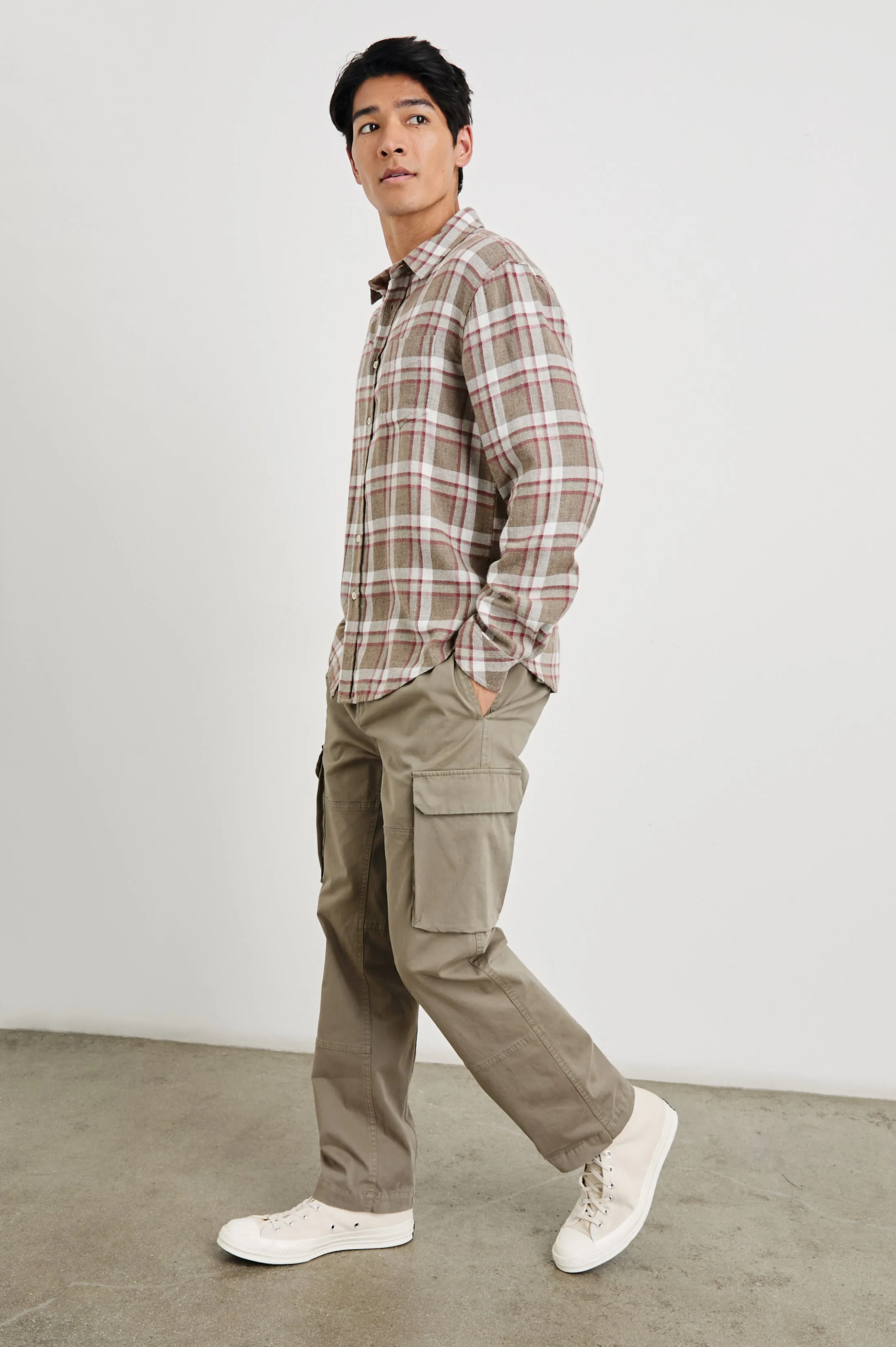 LENNOX SHIRT - CHINCHILLA CURRANT sold by Rails product image thumbnail 4