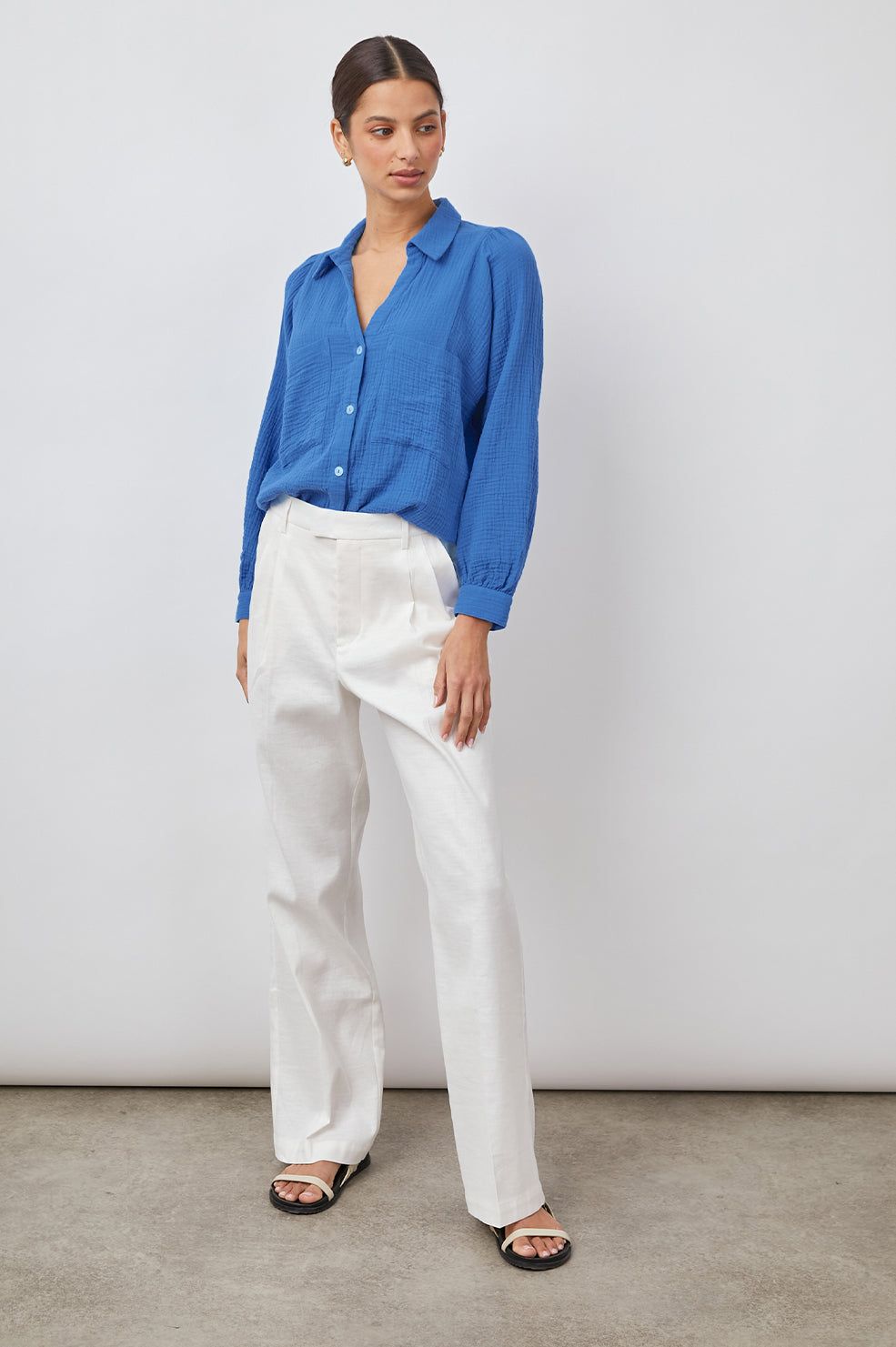 LAUREN SHIRT - PALACE BLUE sold by Rails product image thumbnail 2