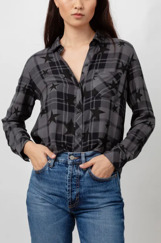 HUNTER SHIRT - ASH TWILIGHT STARS sold by Rails