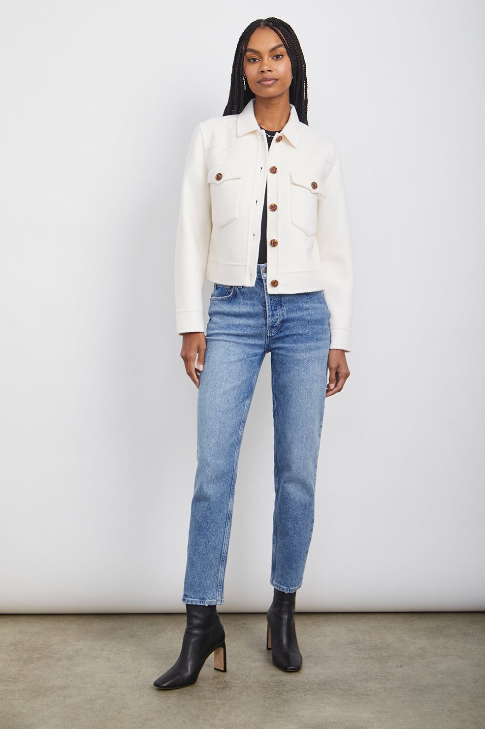 EASTON JACKET - WHITE sold by Rails product image thumbnail 3