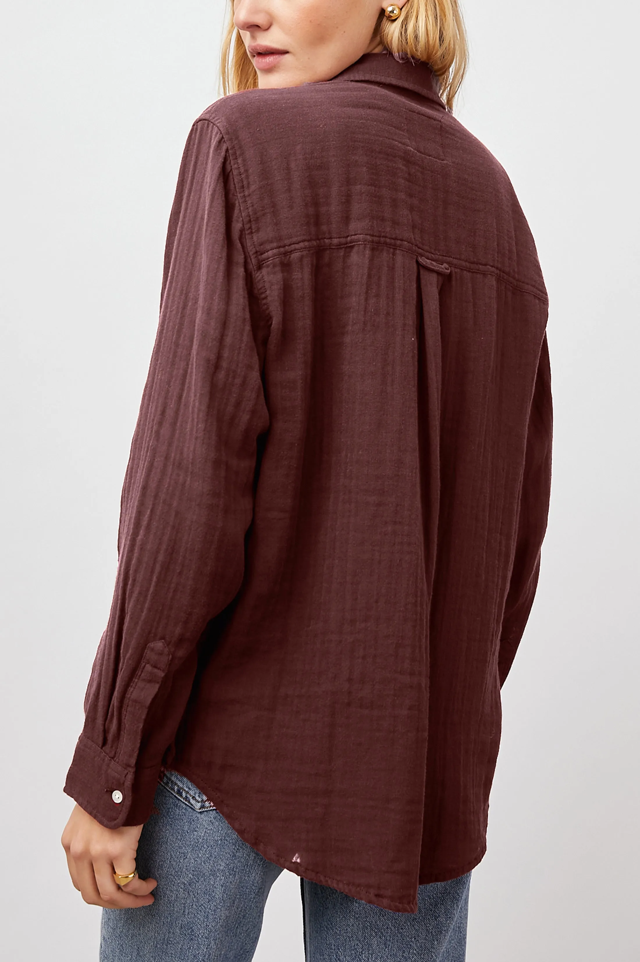ELLIS SHIRT - RUSSET sold by Rails product image thumbnail 4