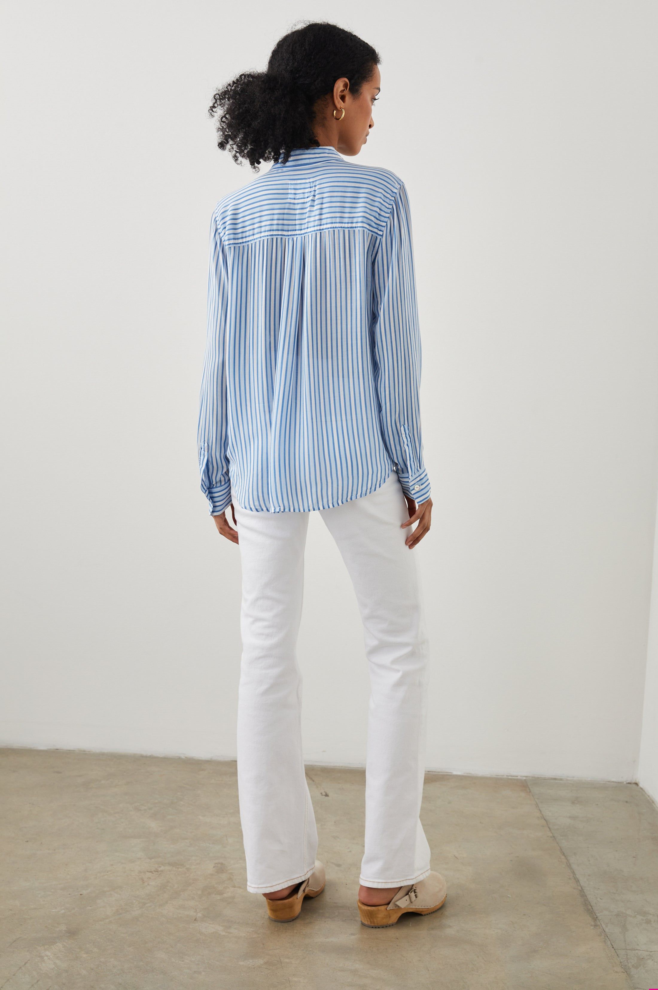 JOSEPHINE SHIRT - MAR STRIPE sold by Rails product image thumbnail 5