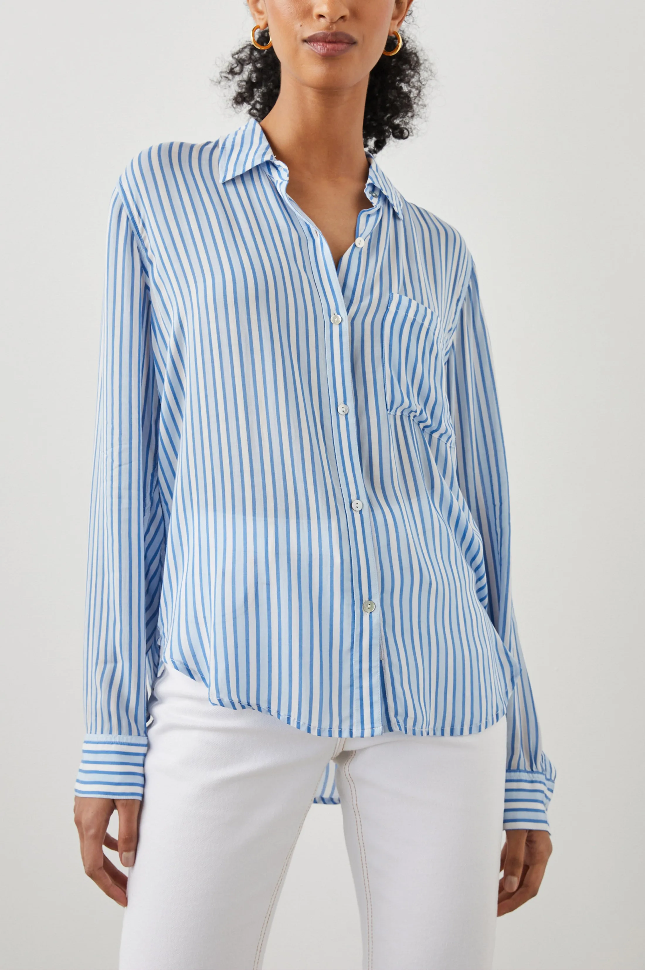 JOSEPHINE SHIRT - MAR STRIPE sold by Rails