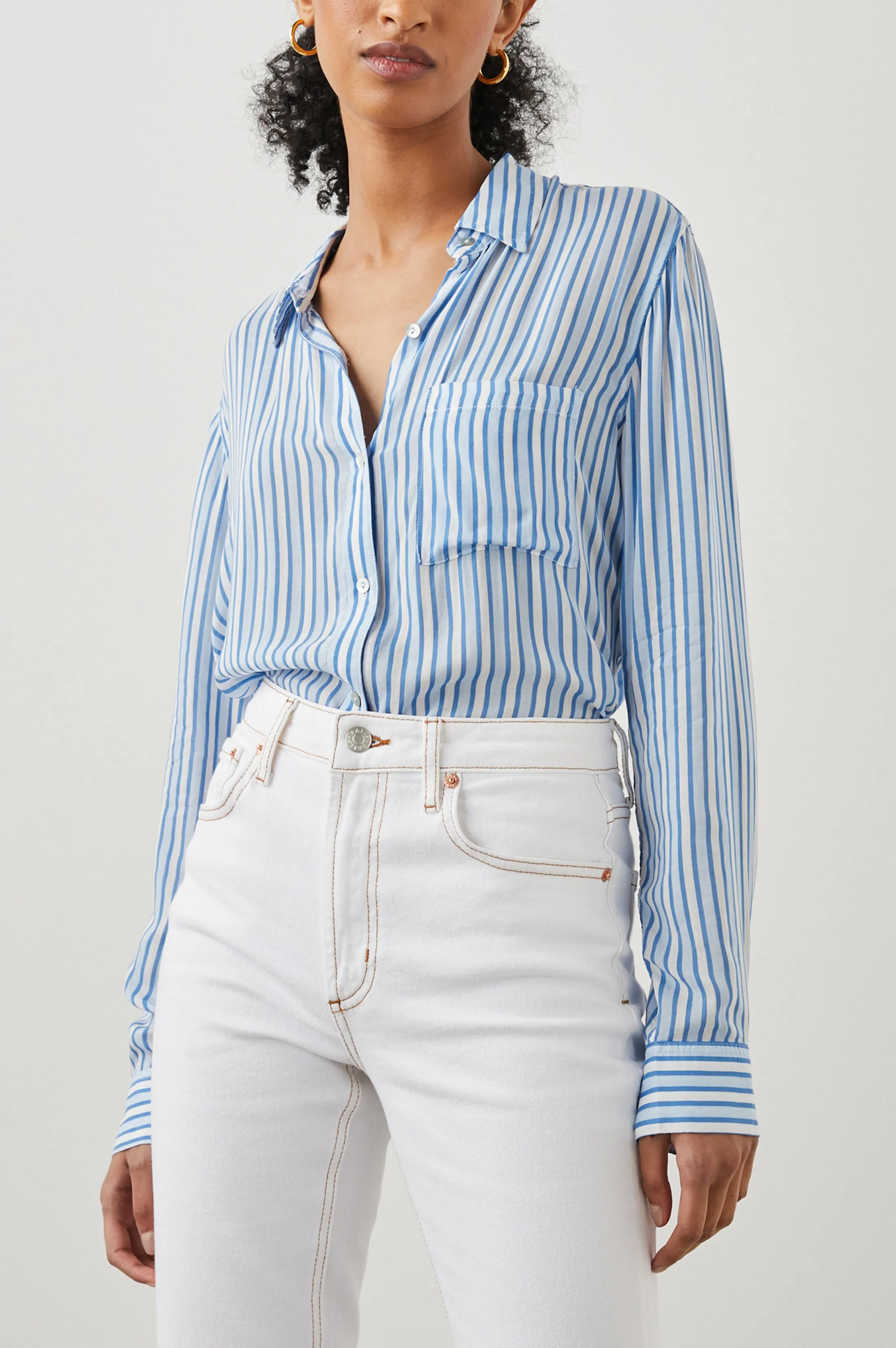 JOSEPHINE SHIRT - MAR STRIPE sold by Rails product image thumbnail 3