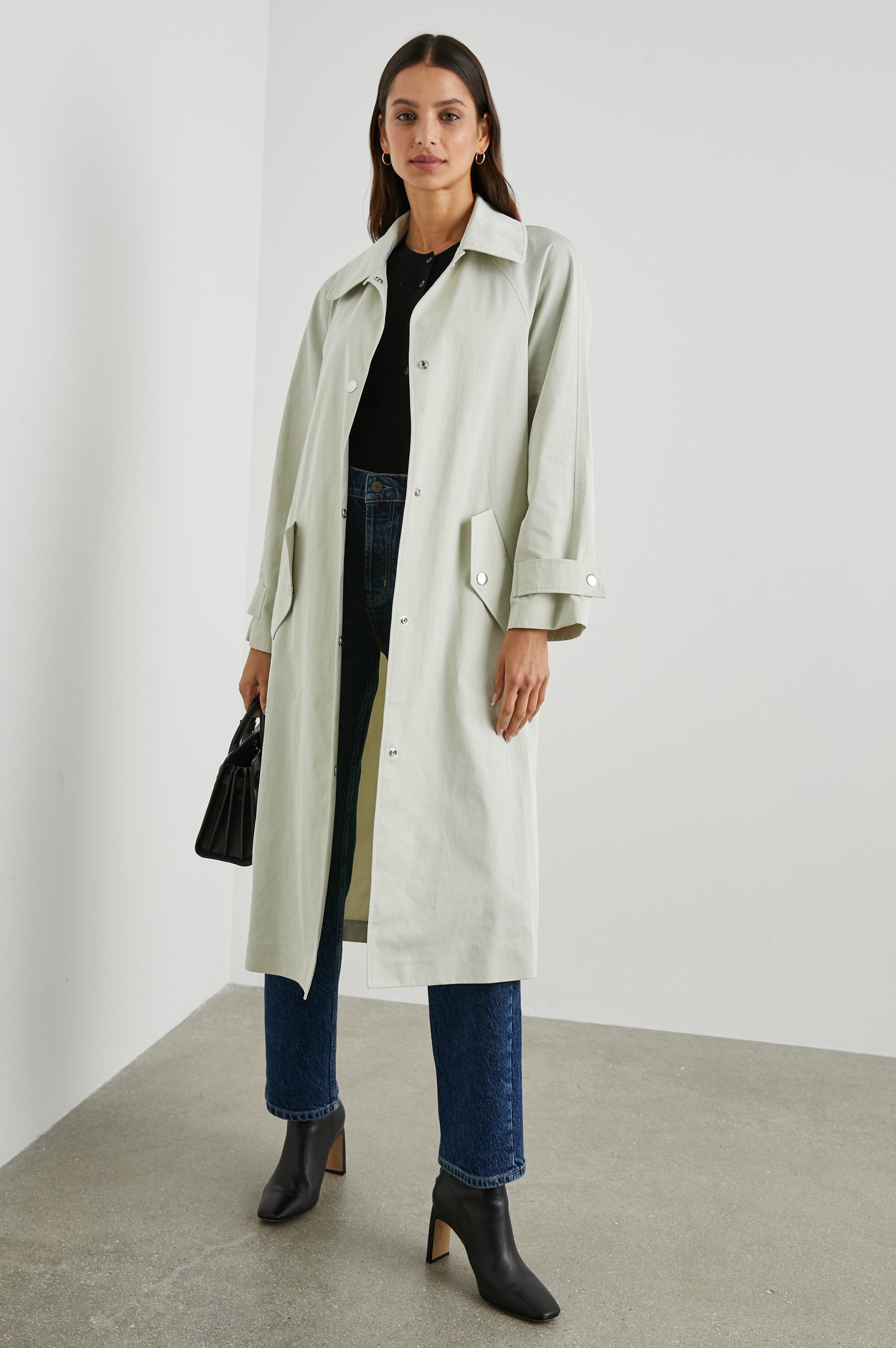 LANDRY COAT - TAUPE sold by Rails