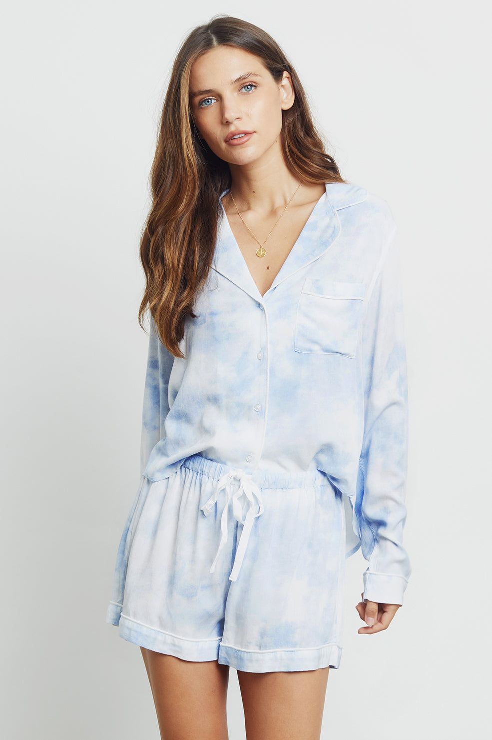 KELLEN PAJAMA SET - WAVES TIE DYE sold by Rails product image thumbnail 4