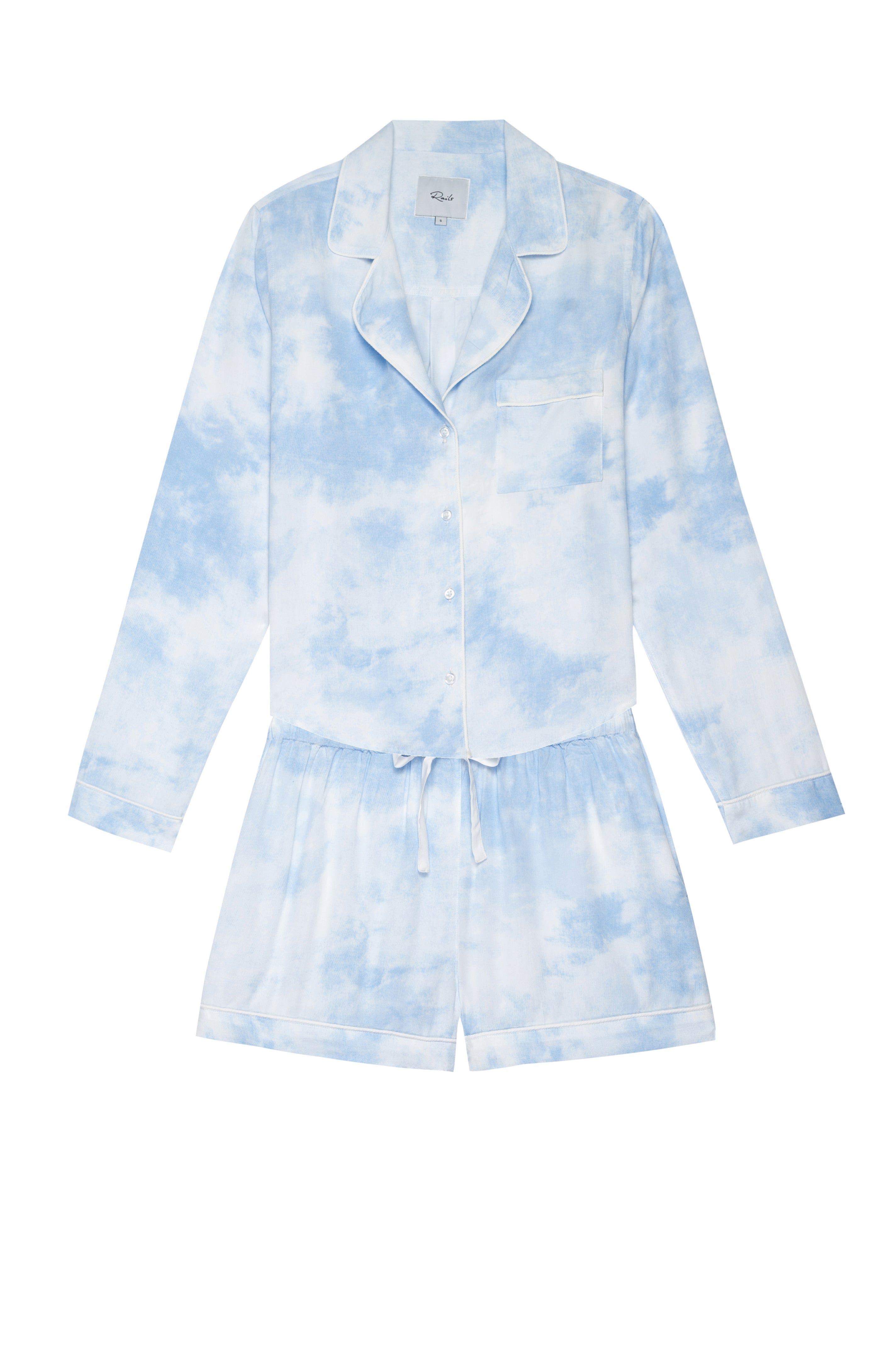 KELLEN PAJAMA SET - WAVES TIE DYE sold by Rails product image thumbnail 10