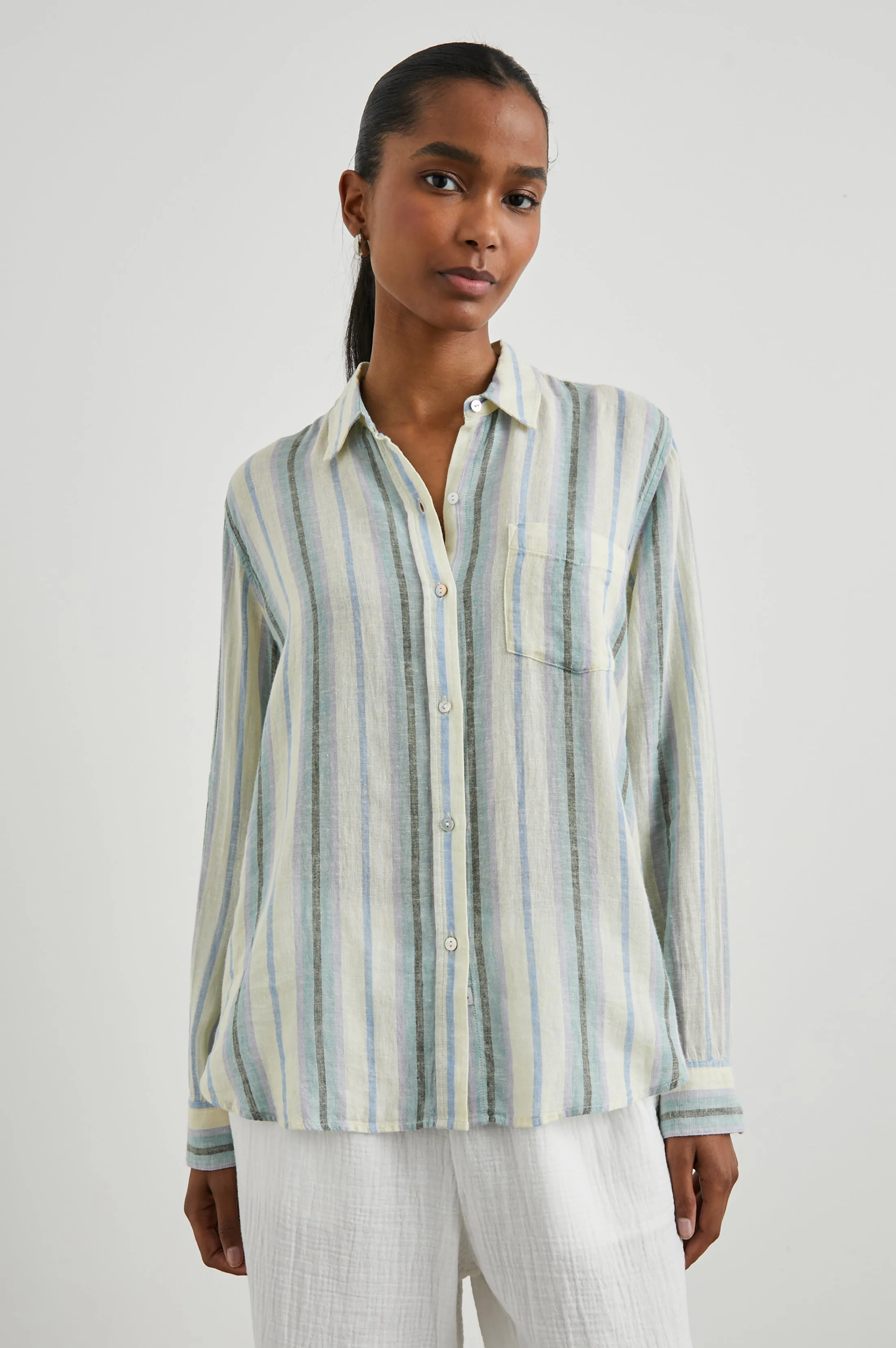 CHARLI SHIRT - CATANIA STRIPE sold by Rails product image thumbnail 4