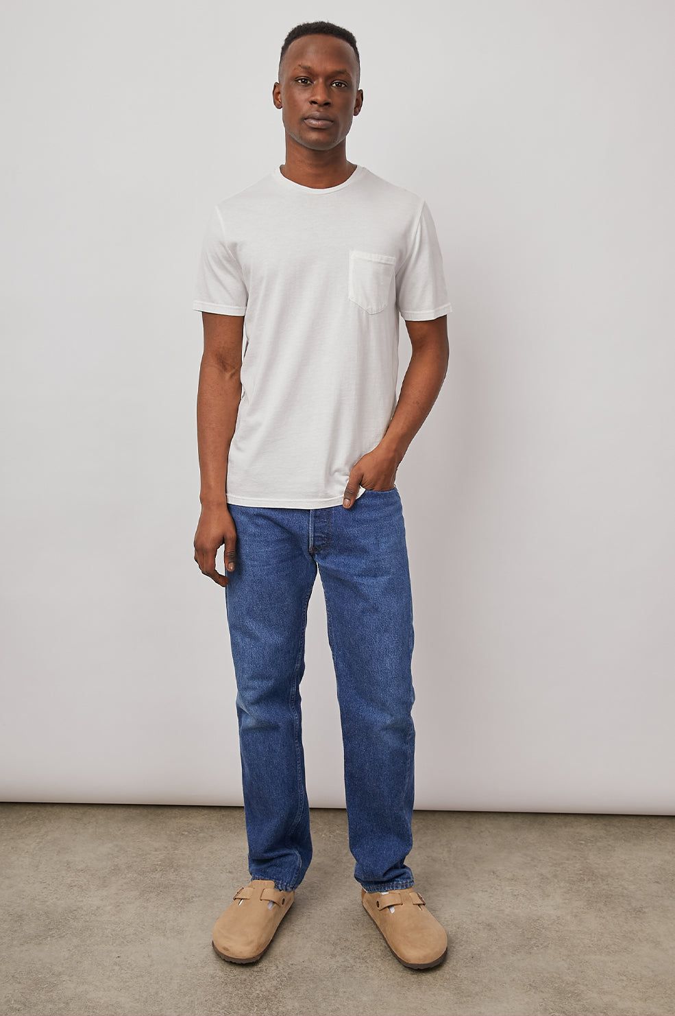 JOHNNY T-SHIRT - WHITE sold by Rails product image thumbnail 3