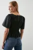 ROSIE TOP - BLACK sold by Rails