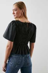 ROSIE TOP - BLACK sold by Rails