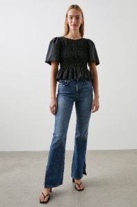 ROSIE TOP - BLACK sold by Rails