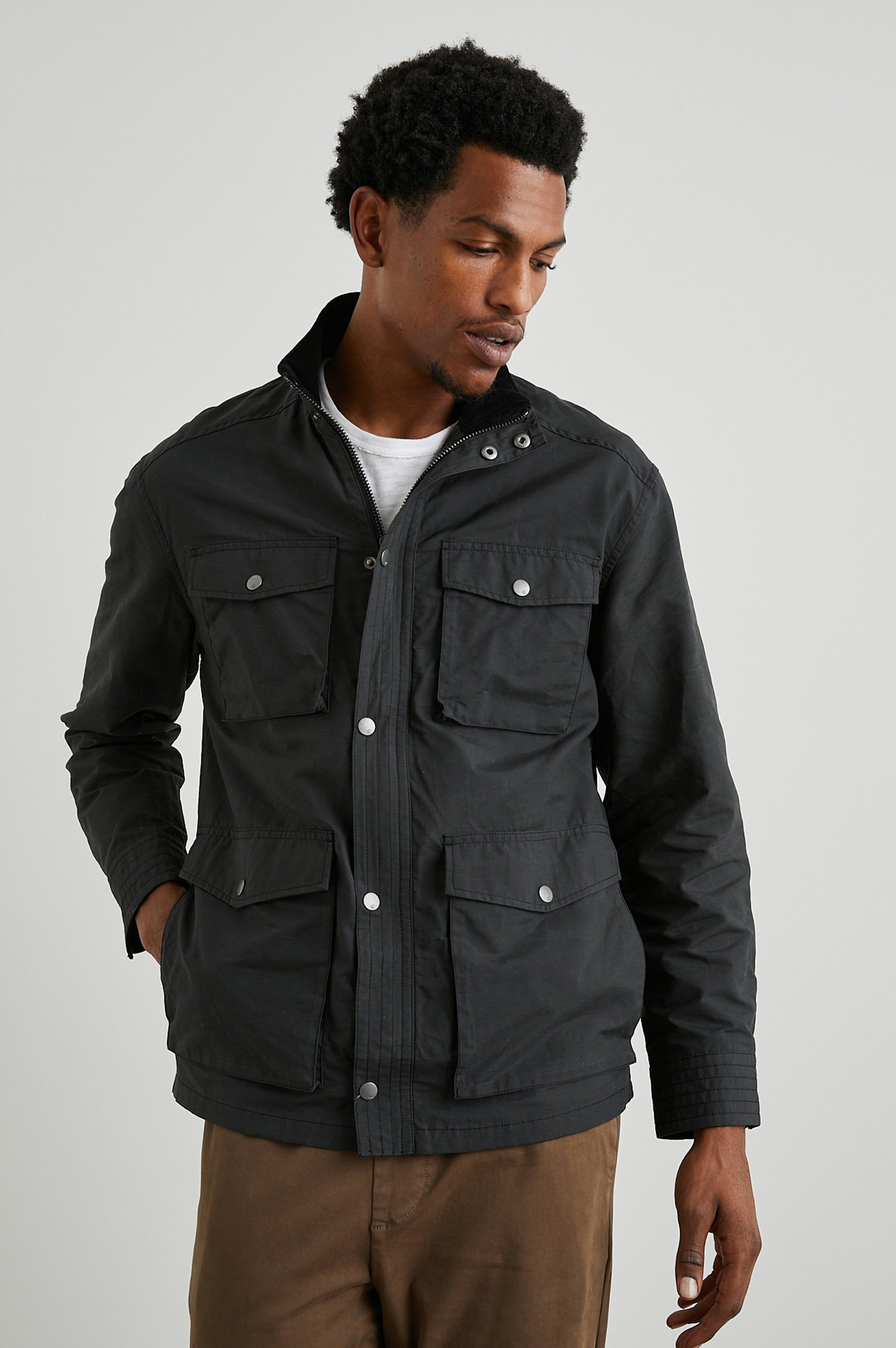 CARDIFF JACKET - BLACK sold by Rails product image thumbnail 4
