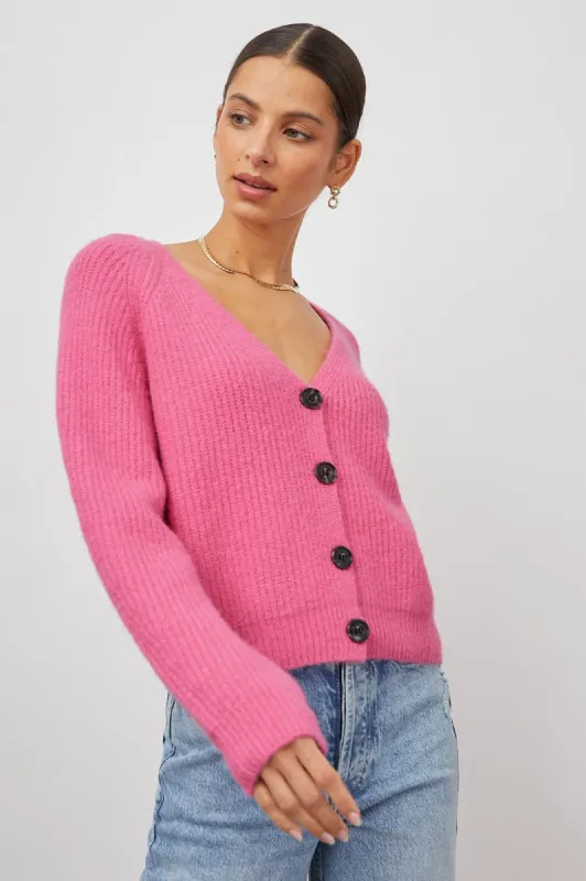 JOSIE CARDIGAN - MALIBU PINK sold by Rails
