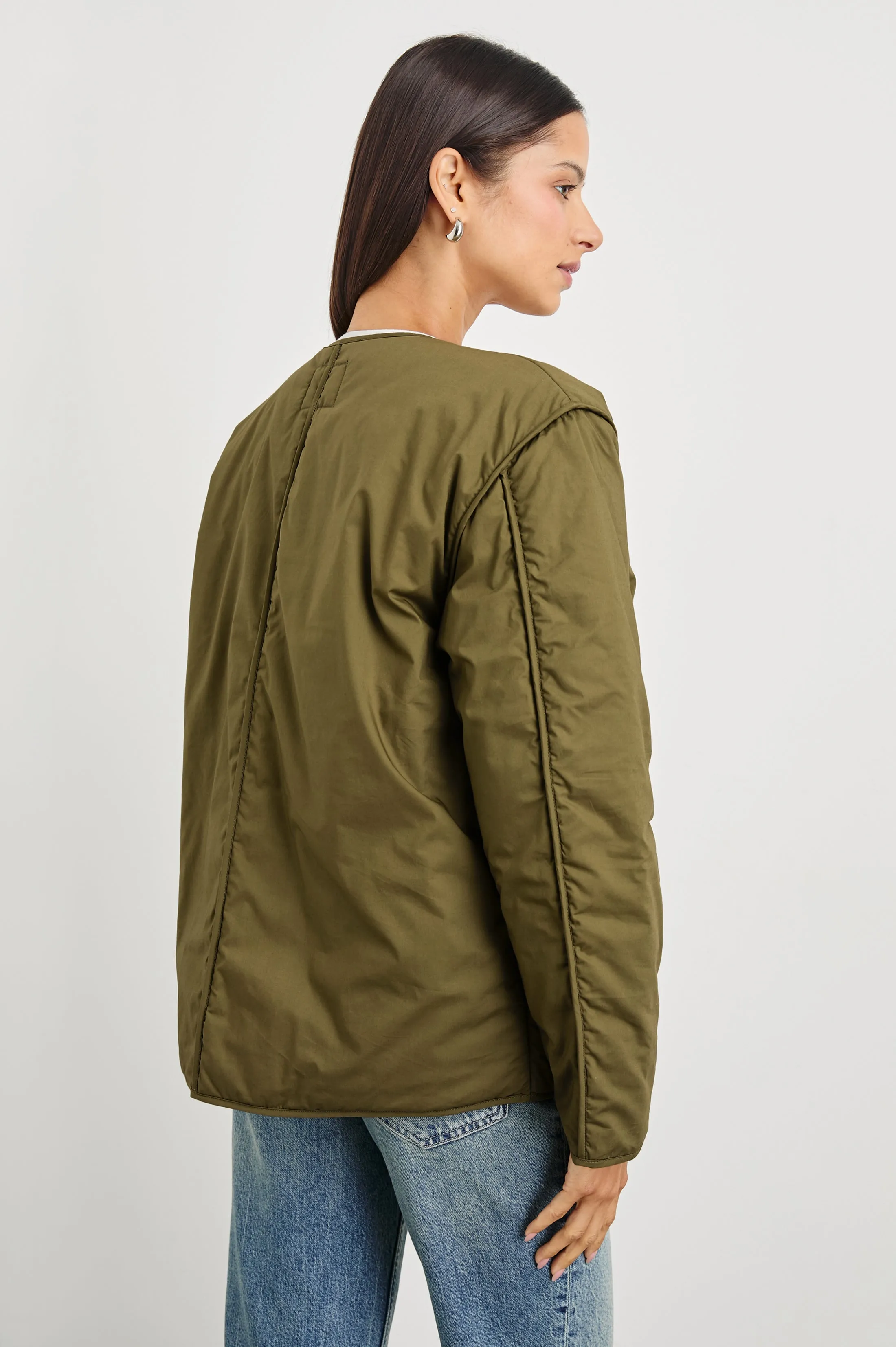 WILLEY JACKET - OLIVE sold by Rails product image thumbnail 5