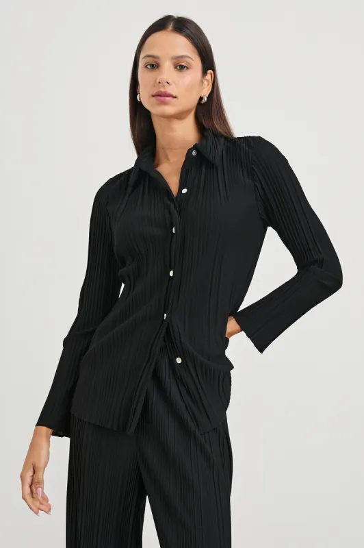 RAYA SHIRT - JET sold by Rails
