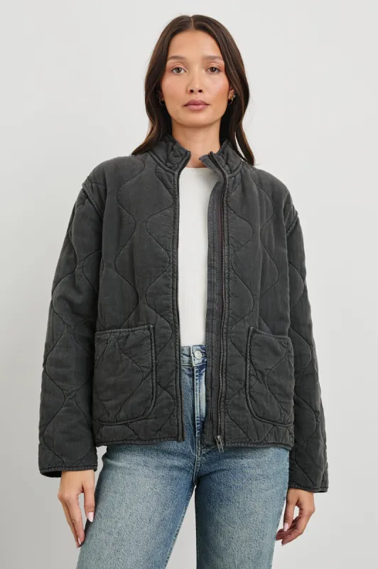 DENVER JACKET - FADED BLACK sold by Rails