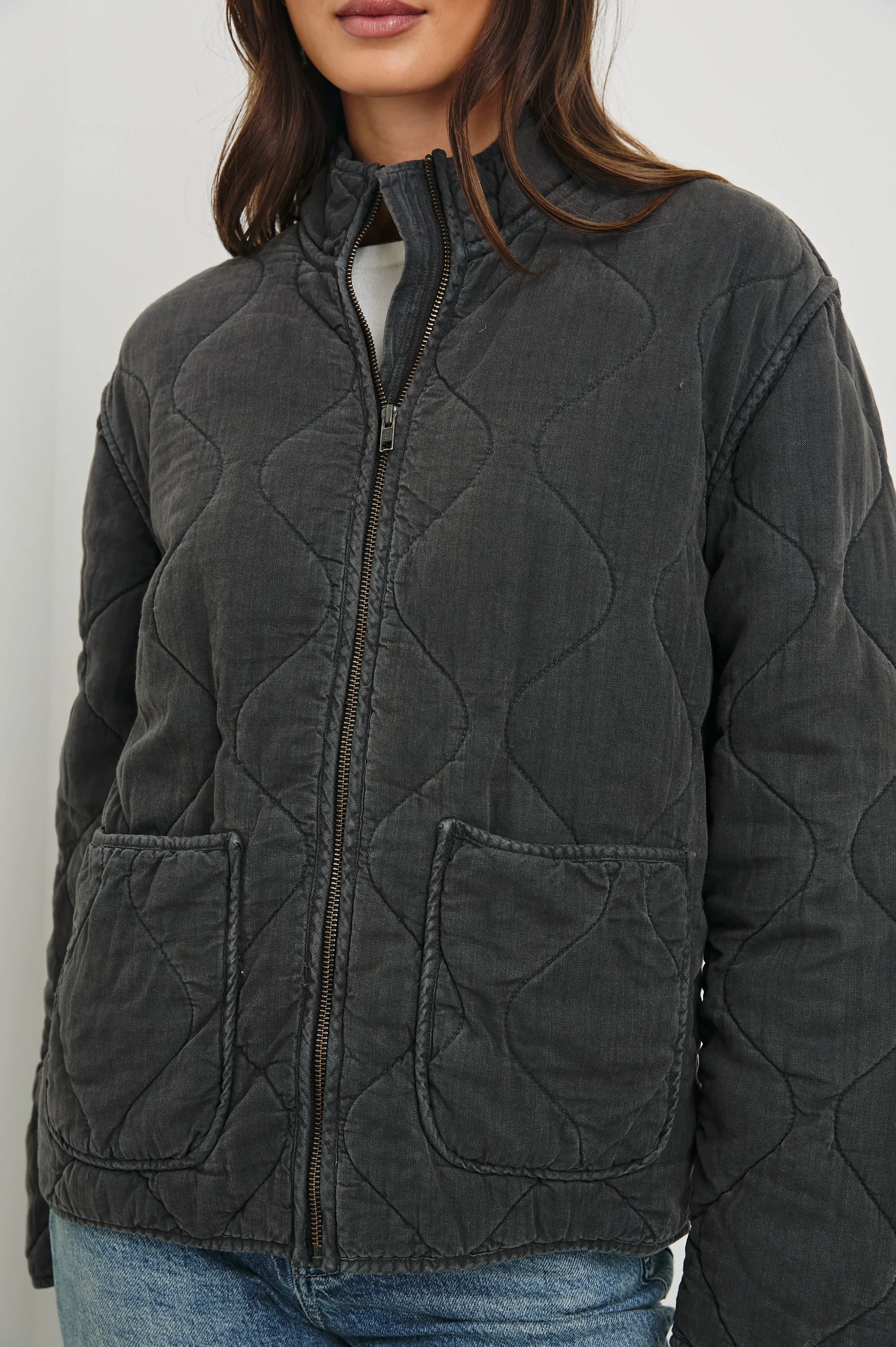 DENVER JACKET - FADED BLACK sold by Rails product image thumbnail 2