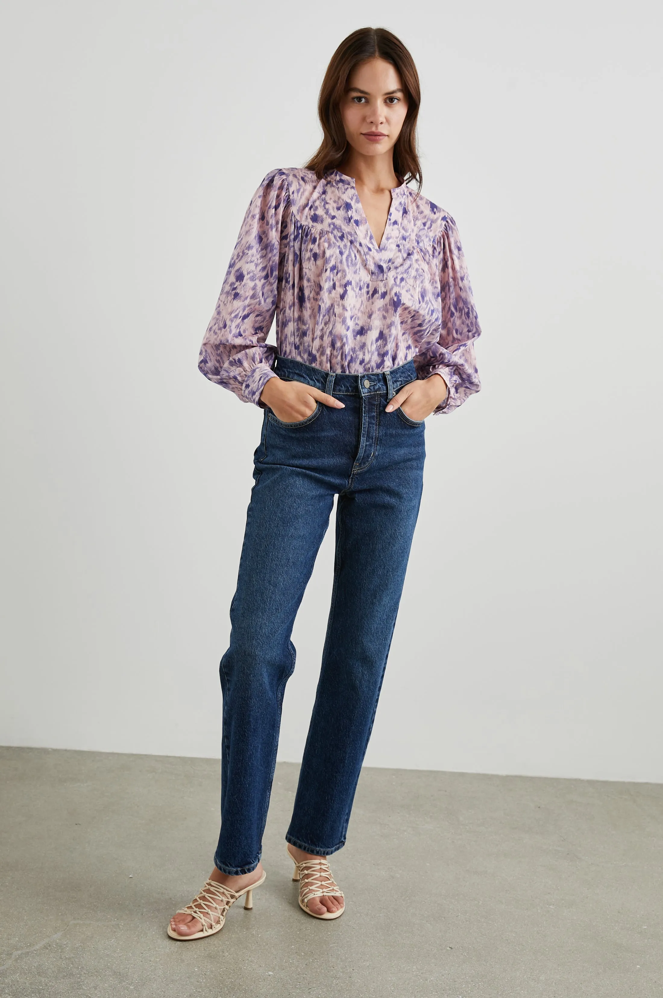 FABLE TOP - PINK IKAT sold by Rails product image thumbnail 3