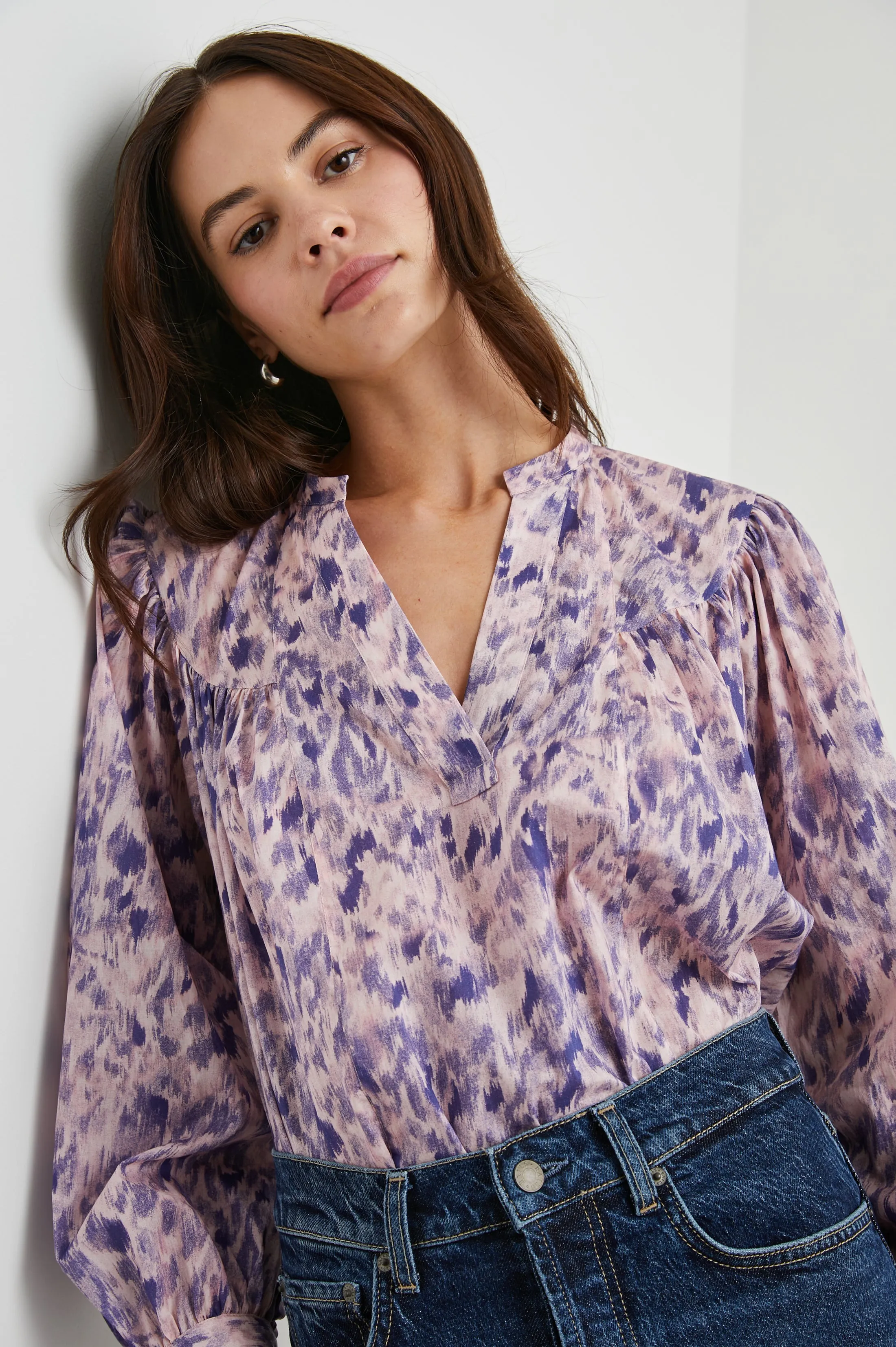 FABLE TOP - PINK IKAT sold by Rails product image thumbnail 2