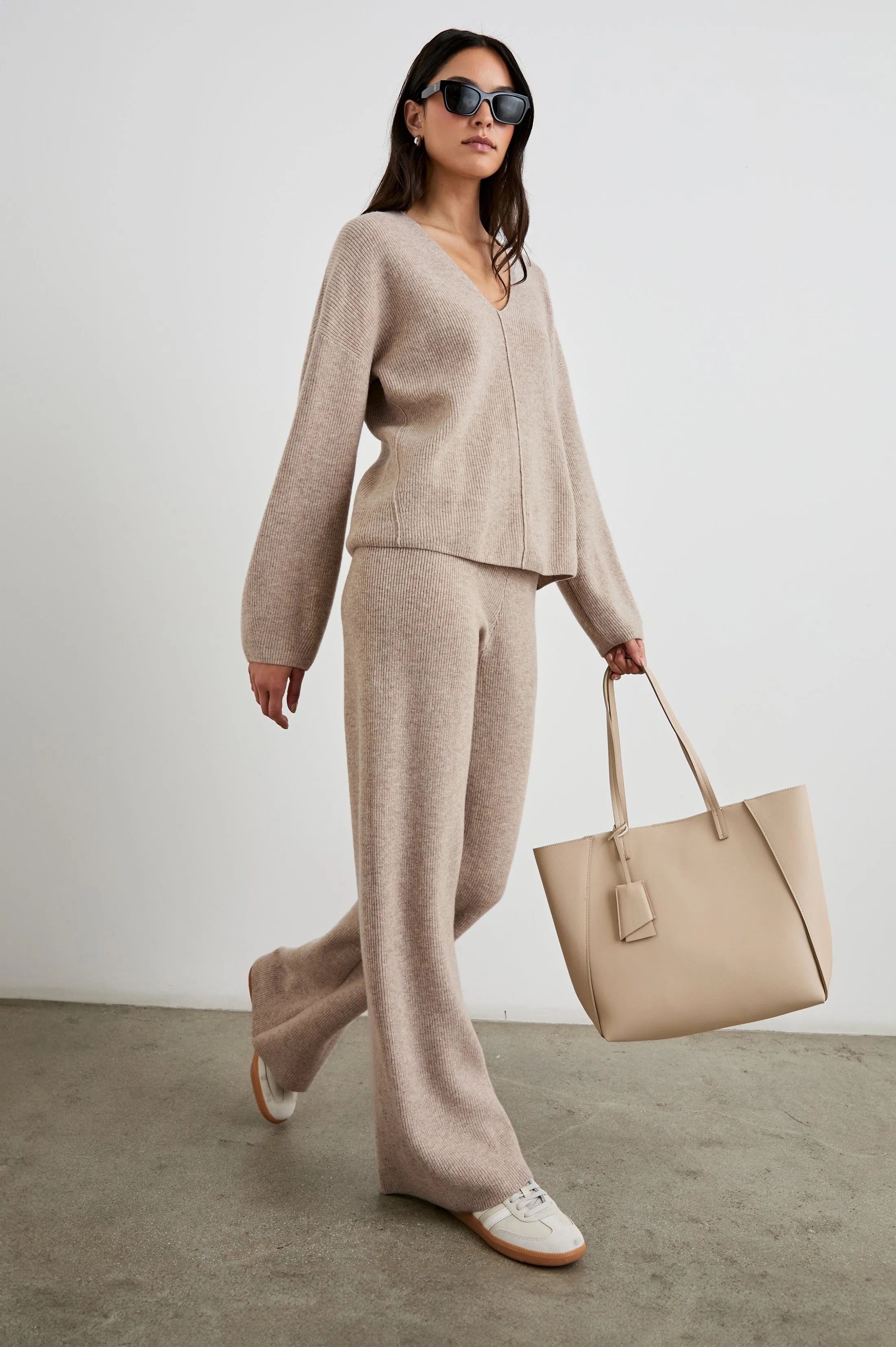 KRISTA PANT - HEATHER OATMEAL sold by Rails product image thumbnail 4