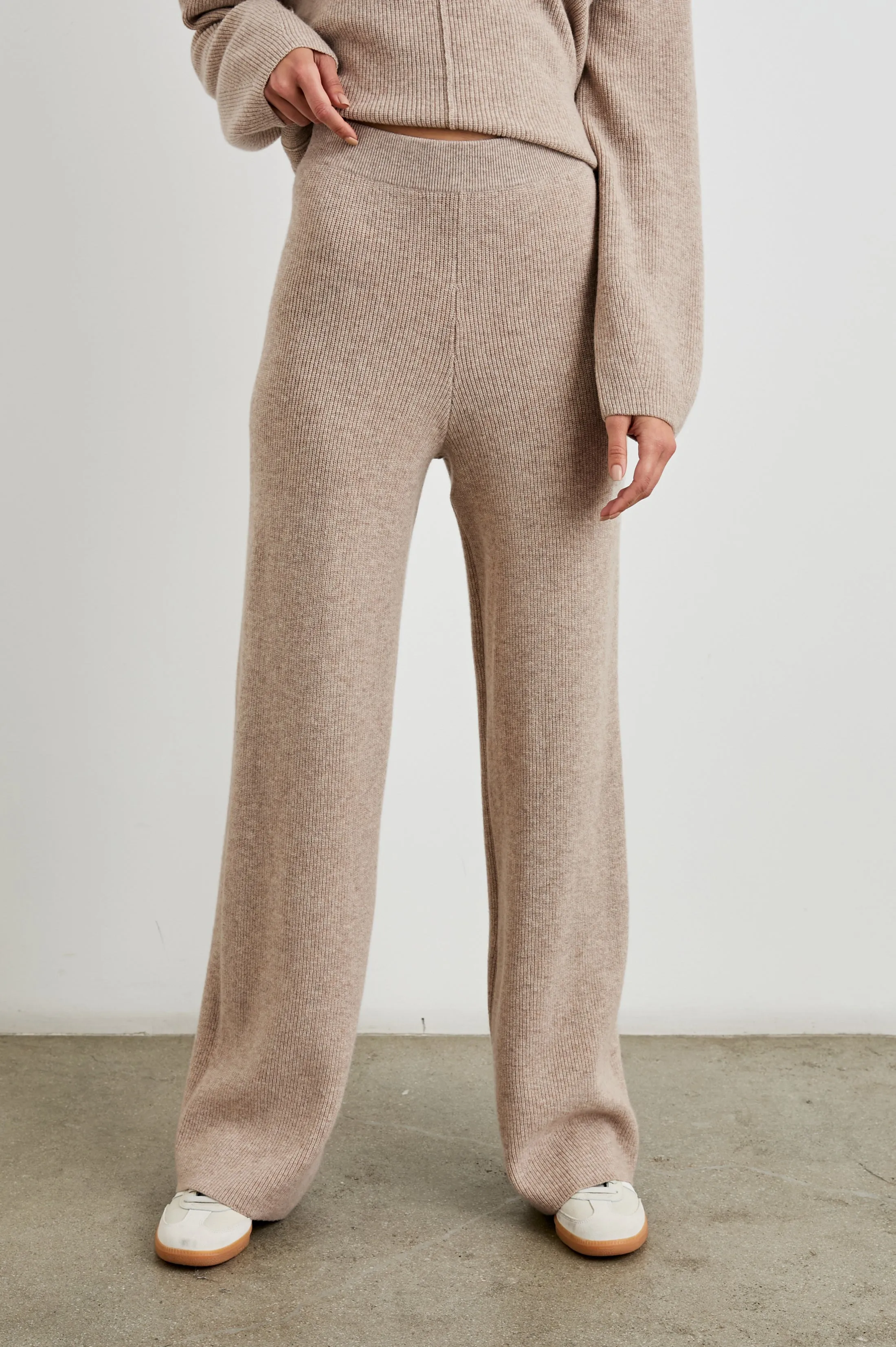 KRISTA PANT - HEATHER OATMEAL sold by Rails