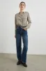 KATE SHIRT - SAND MIXED CHEETAH sold by Rails