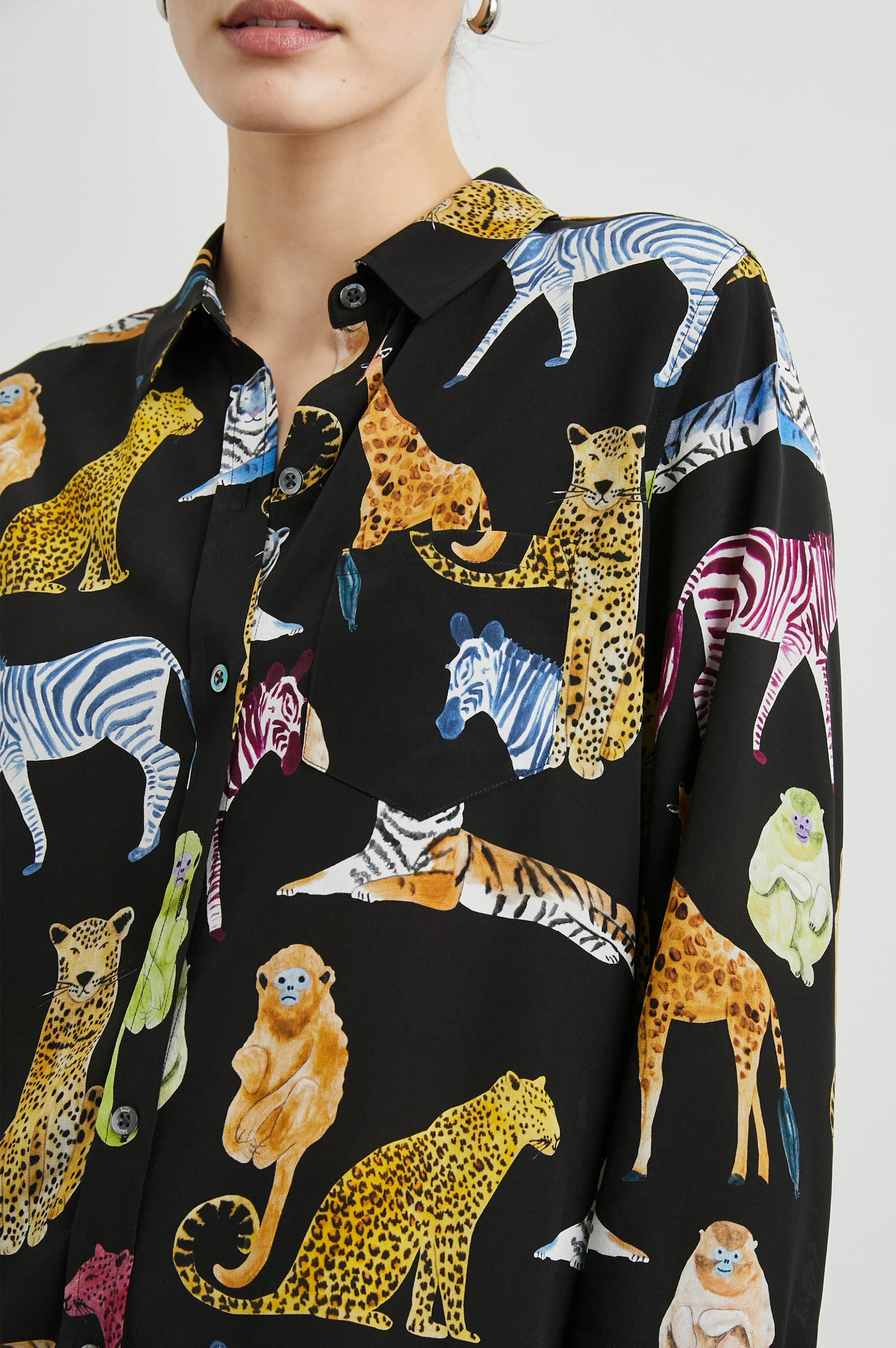 KATE SHIRT - ILLUSTRATED ANIMALS sold by Rails product image thumbnail 2