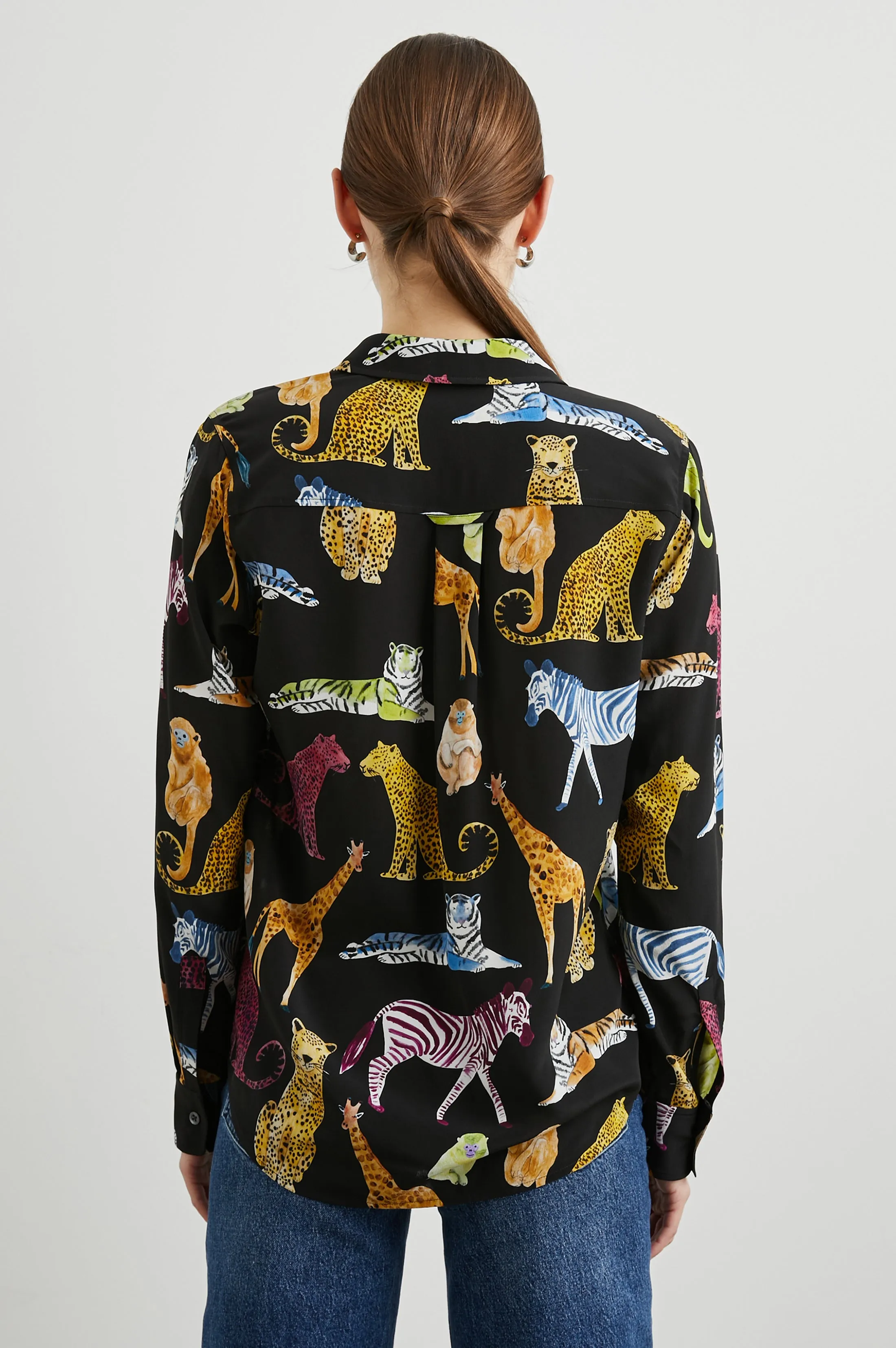 KATE SHIRT - ILLUSTRATED ANIMALS sold by Rails product image thumbnail 5