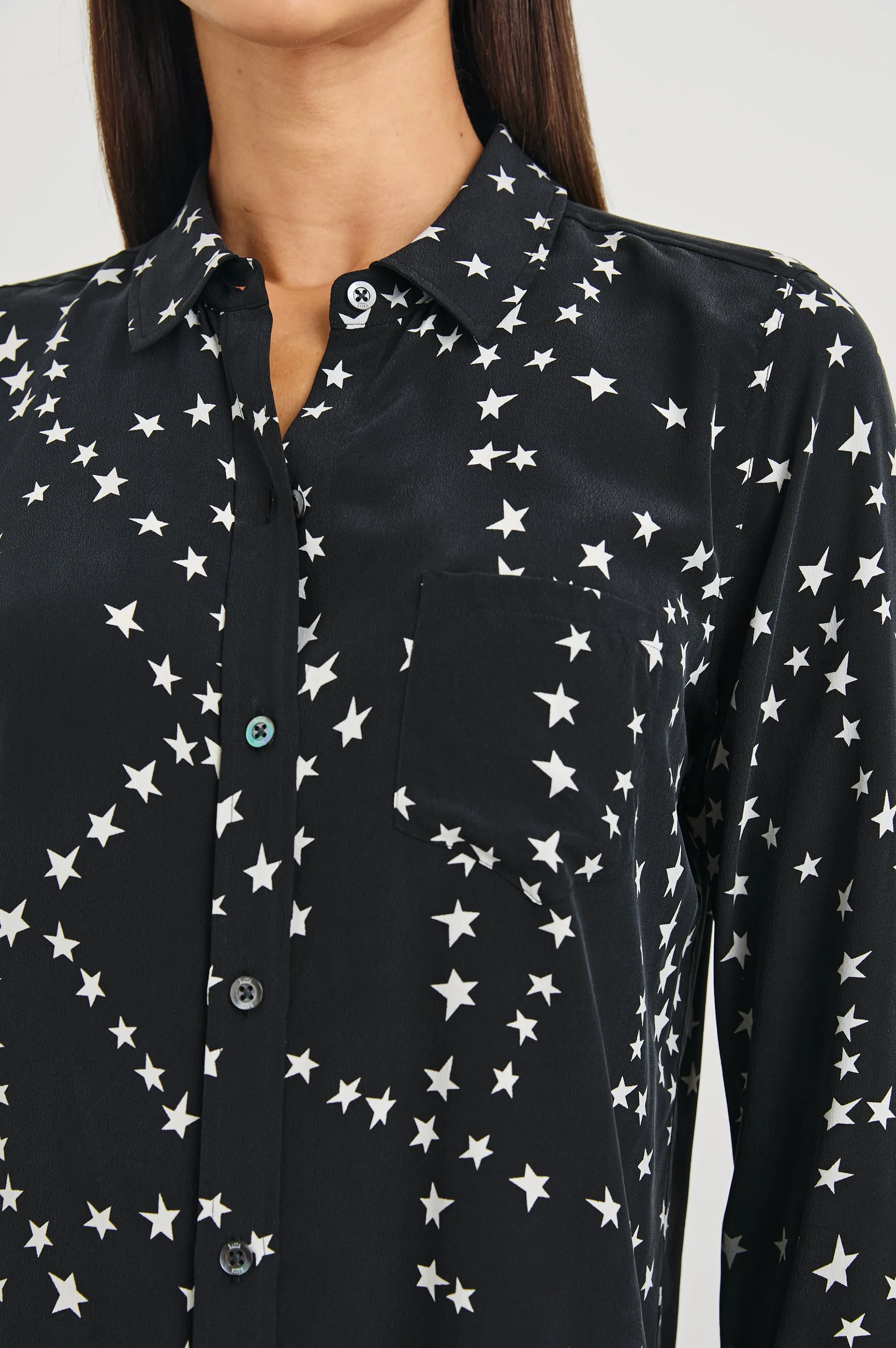 KATE SHIRT - BLACK STAR CHAIN sold by Rails product image thumbnail 2