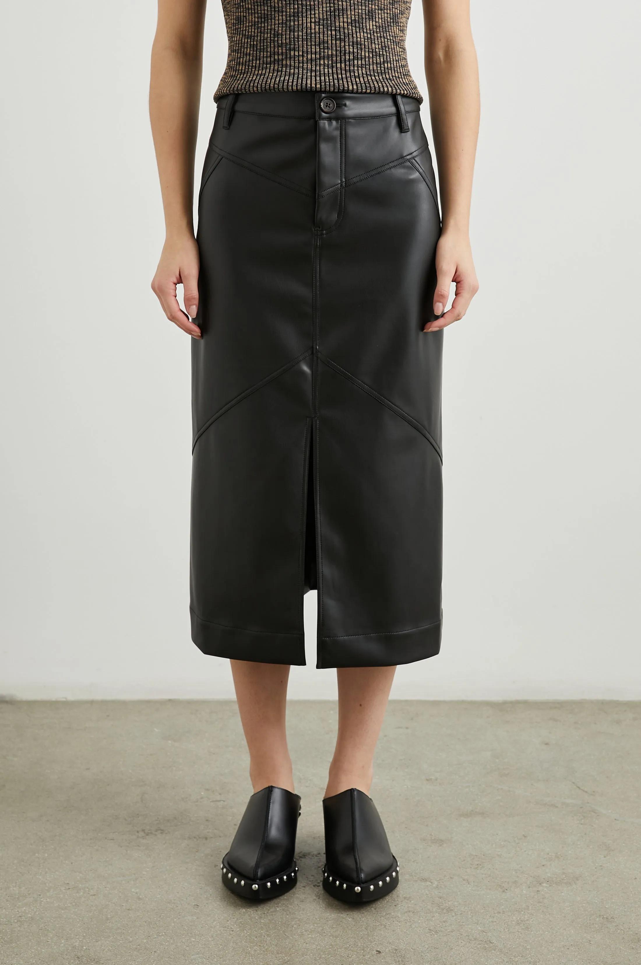 JENNIFER SKIRT - BLACK sold by Rails