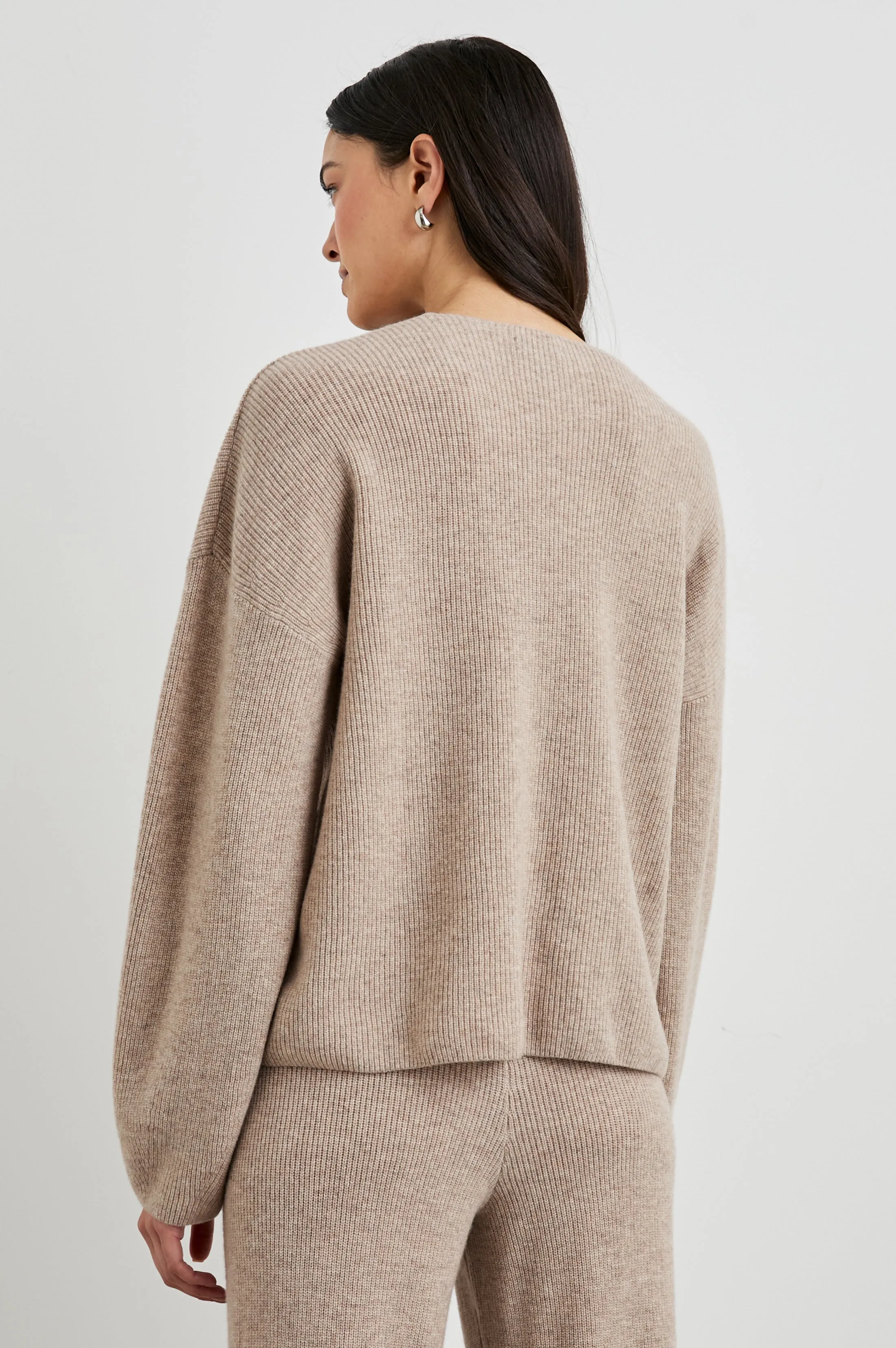 HOLLYN SWEATER - HEATHER OATMEAL sold by Rails product image thumbnail 5