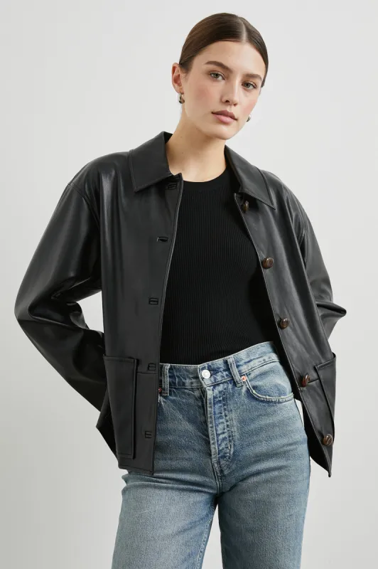 HAISLEY JACKET - BLACK sold by Rails