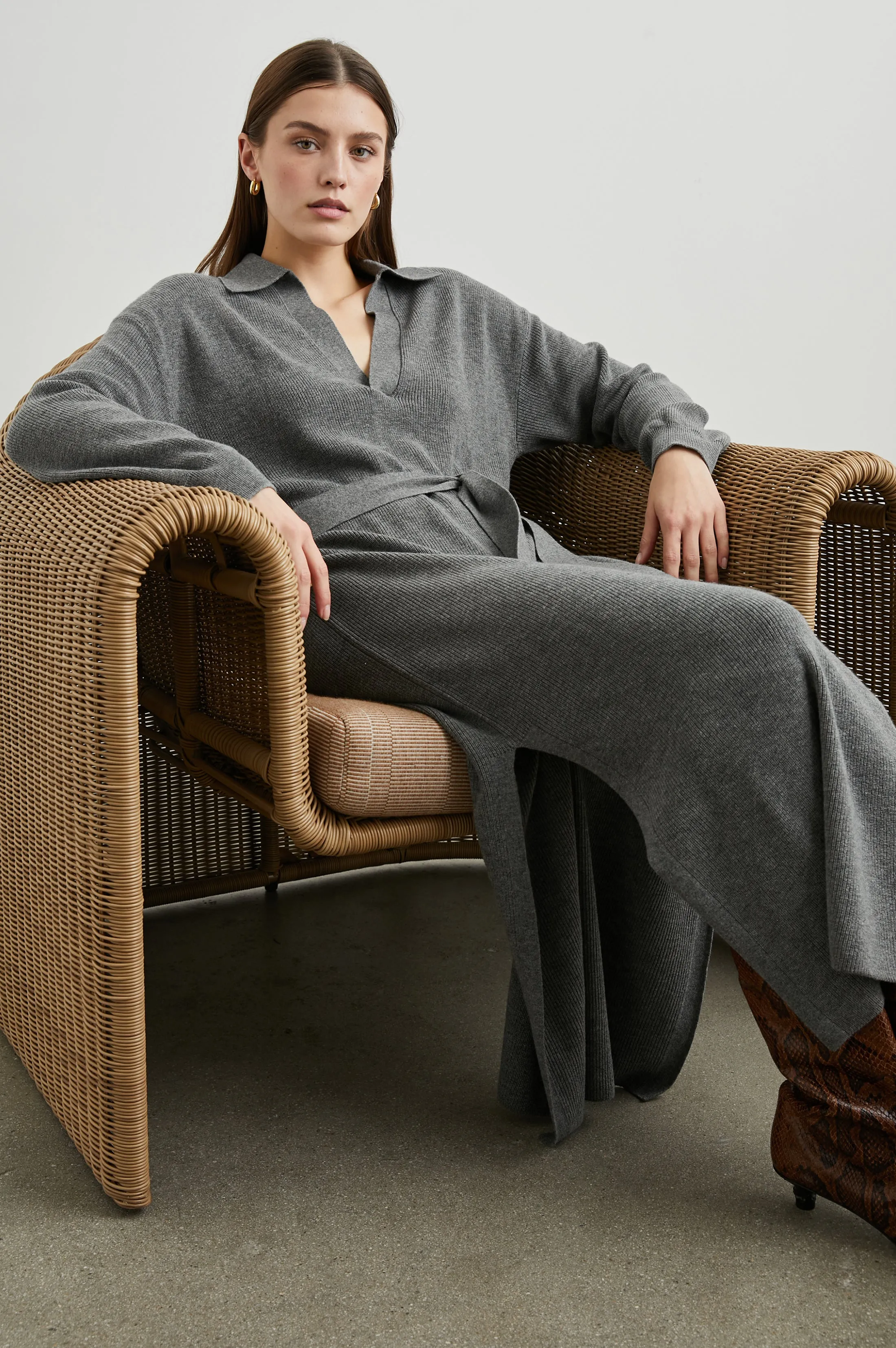 DRU DRESS - HEATHER GREY sold by Rails product image thumbnail 2