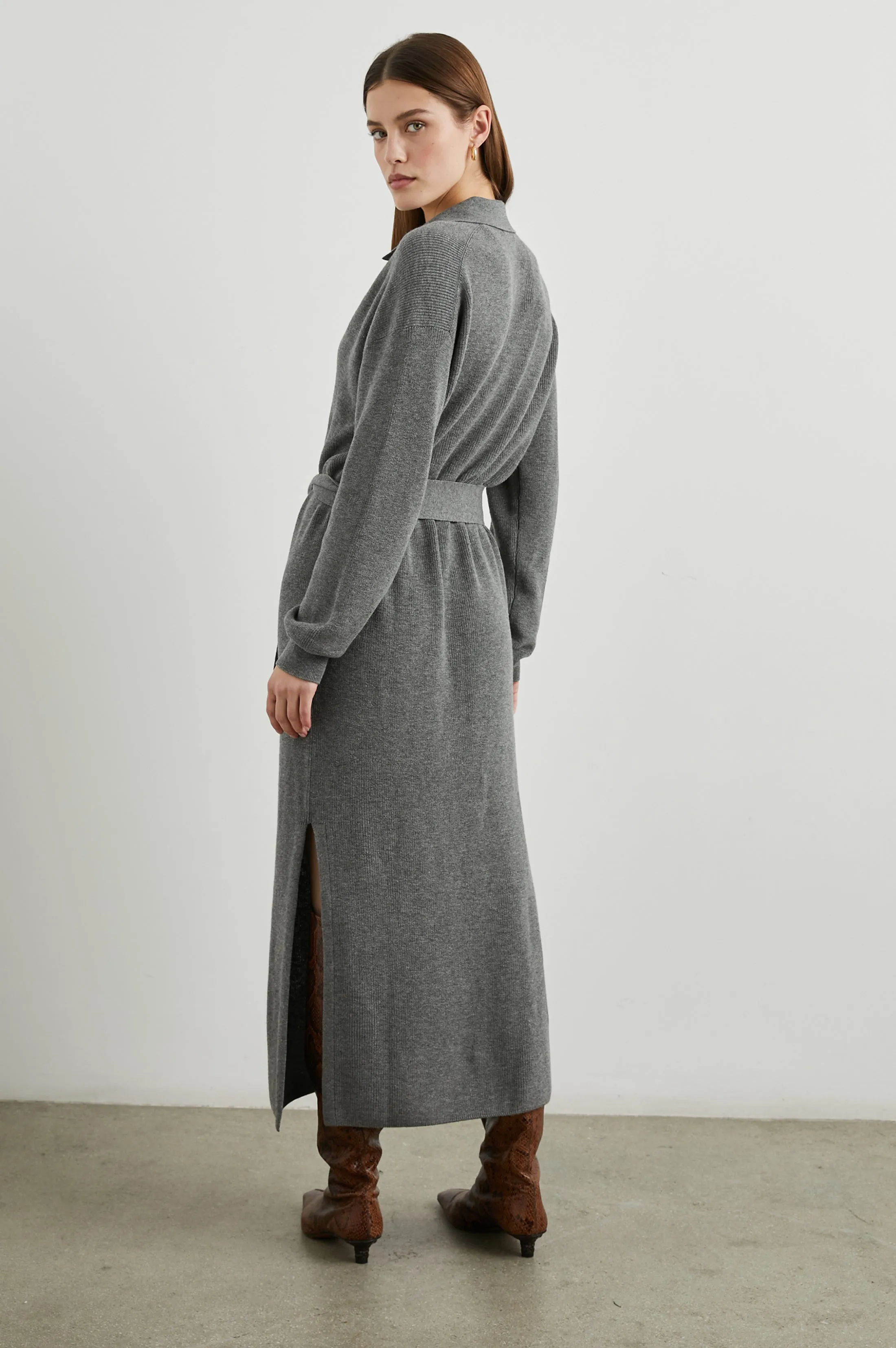 DRU DRESS - HEATHER GREY sold by Rails product image thumbnail 4