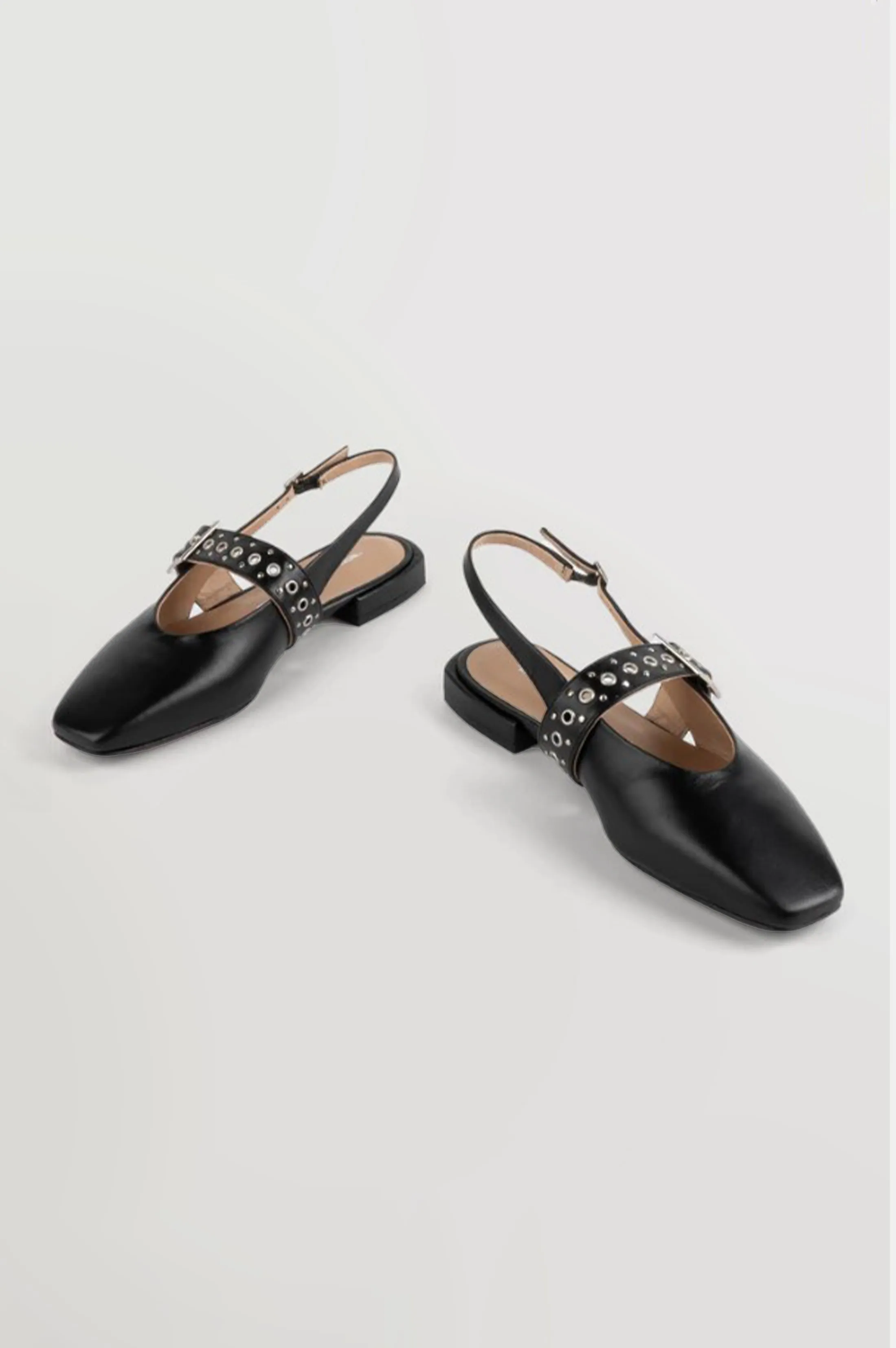 INTENTIONALLY BLANK PEARL BALLET FLAT - BLACK sold by Rails