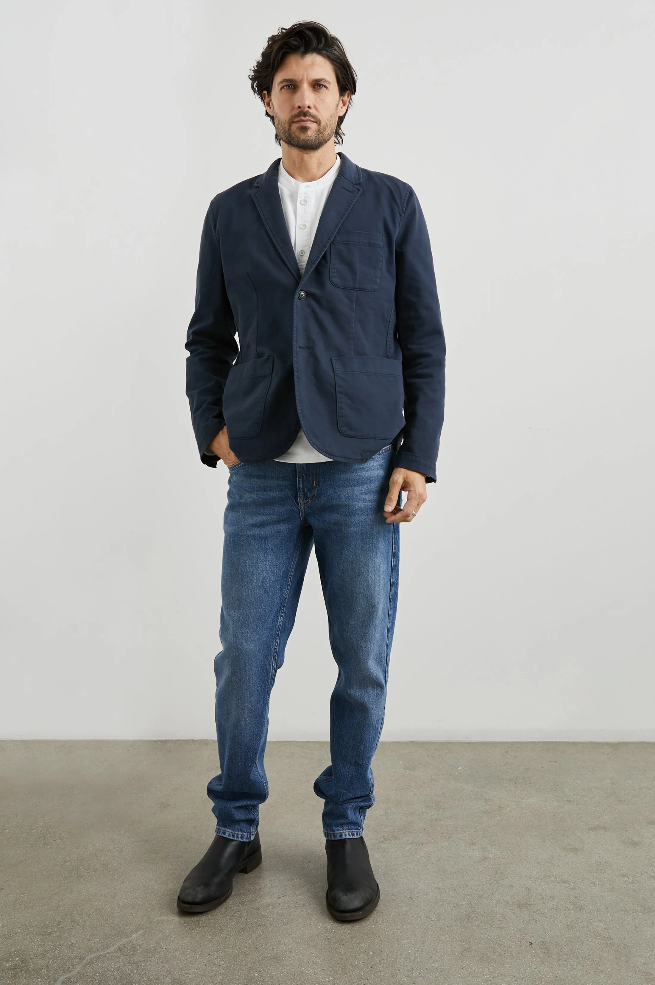 ANDRE BLAZER - RUGGED NAVY TWILL sold by Rails product image thumbnail 5