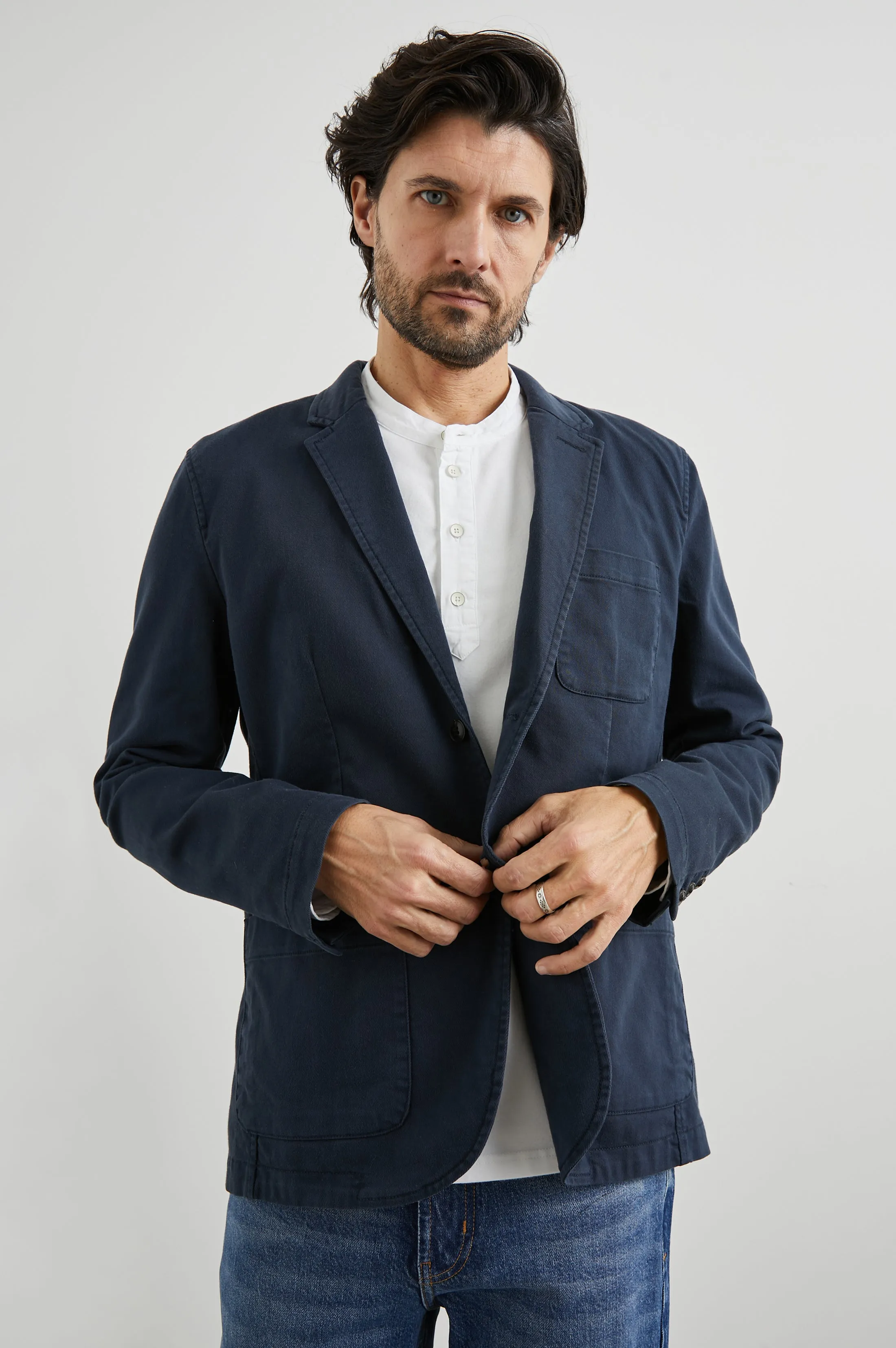 ANDRE BLAZER - RUGGED NAVY TWILL sold by Rails product image thumbnail 4